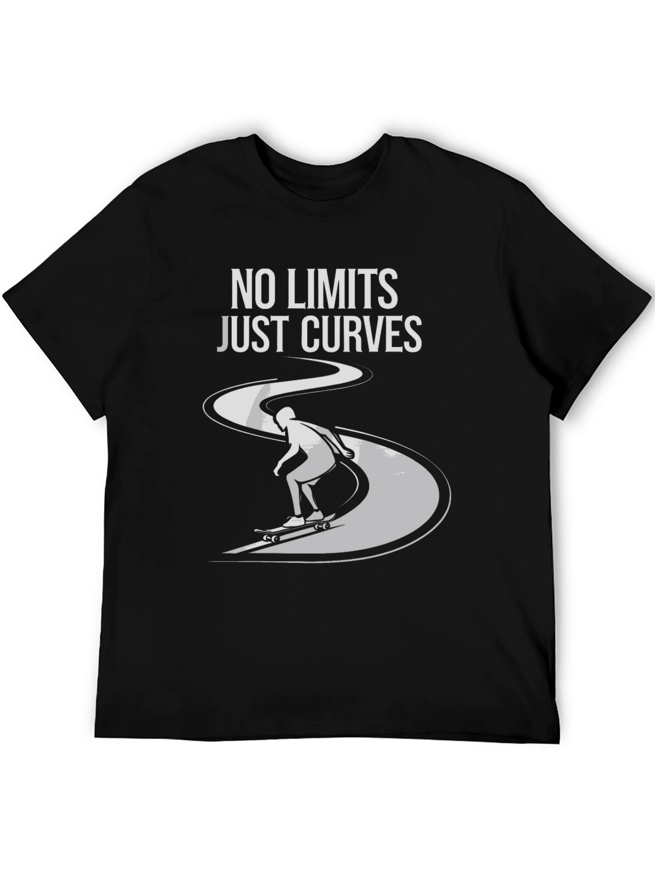 No Limits Just Curves Graphic T-Shirt