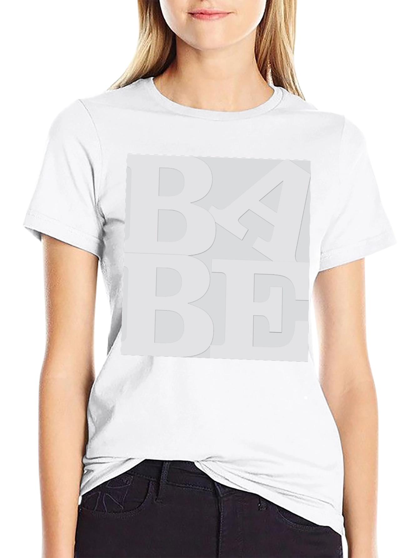 BABE Graphic Tee - Modern Black T-Shirt