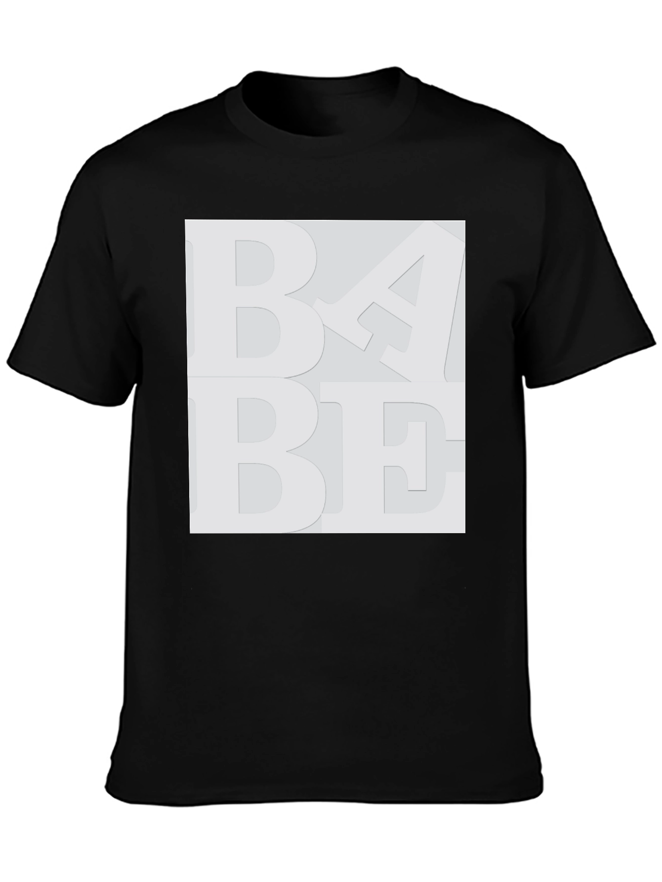 BABE Graphic Tee - Modern Black T-Shirt