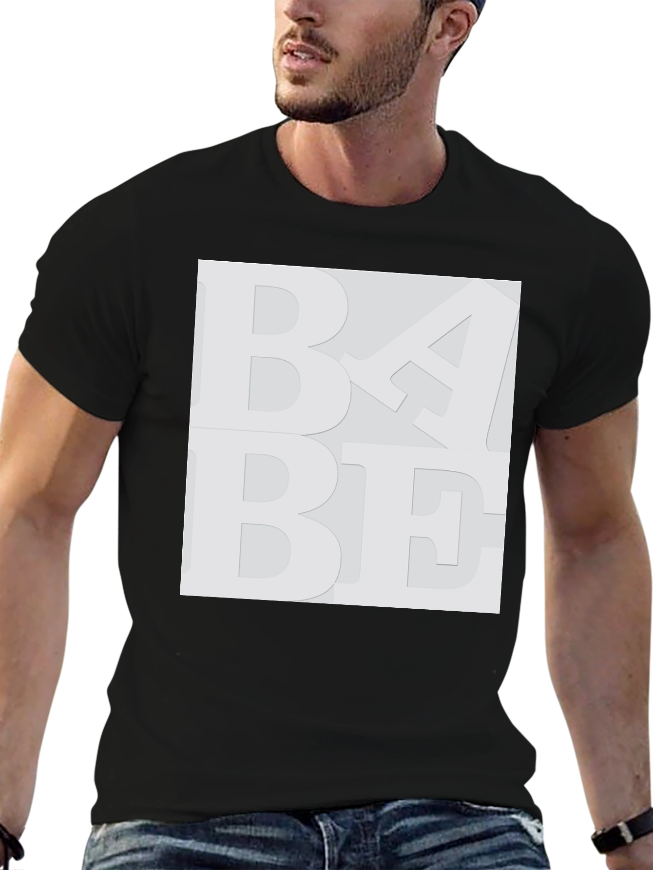 BABE Graphic Tee - Modern Black T-Shirt