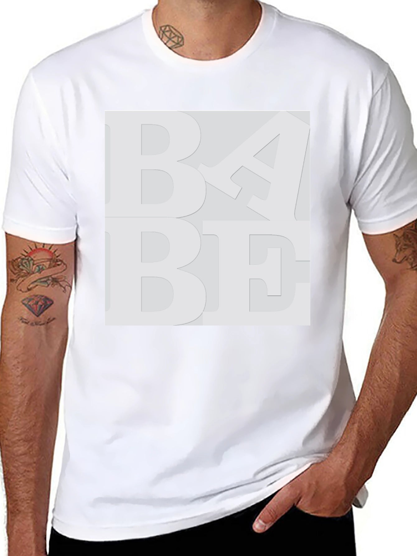 BABE Graphic Tee - Modern Black T-Shirt