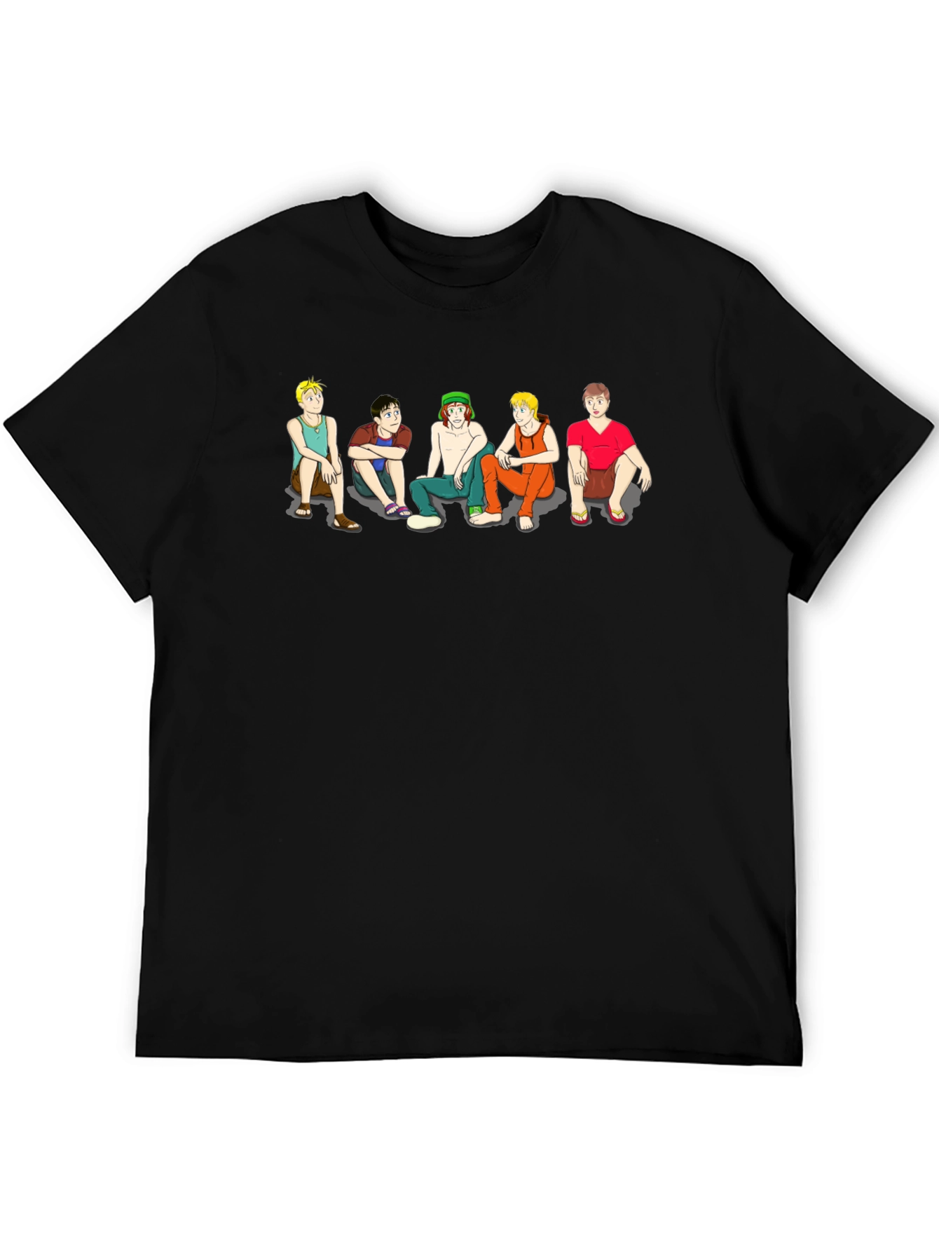 Cartoon Character Mens Graphic Tee