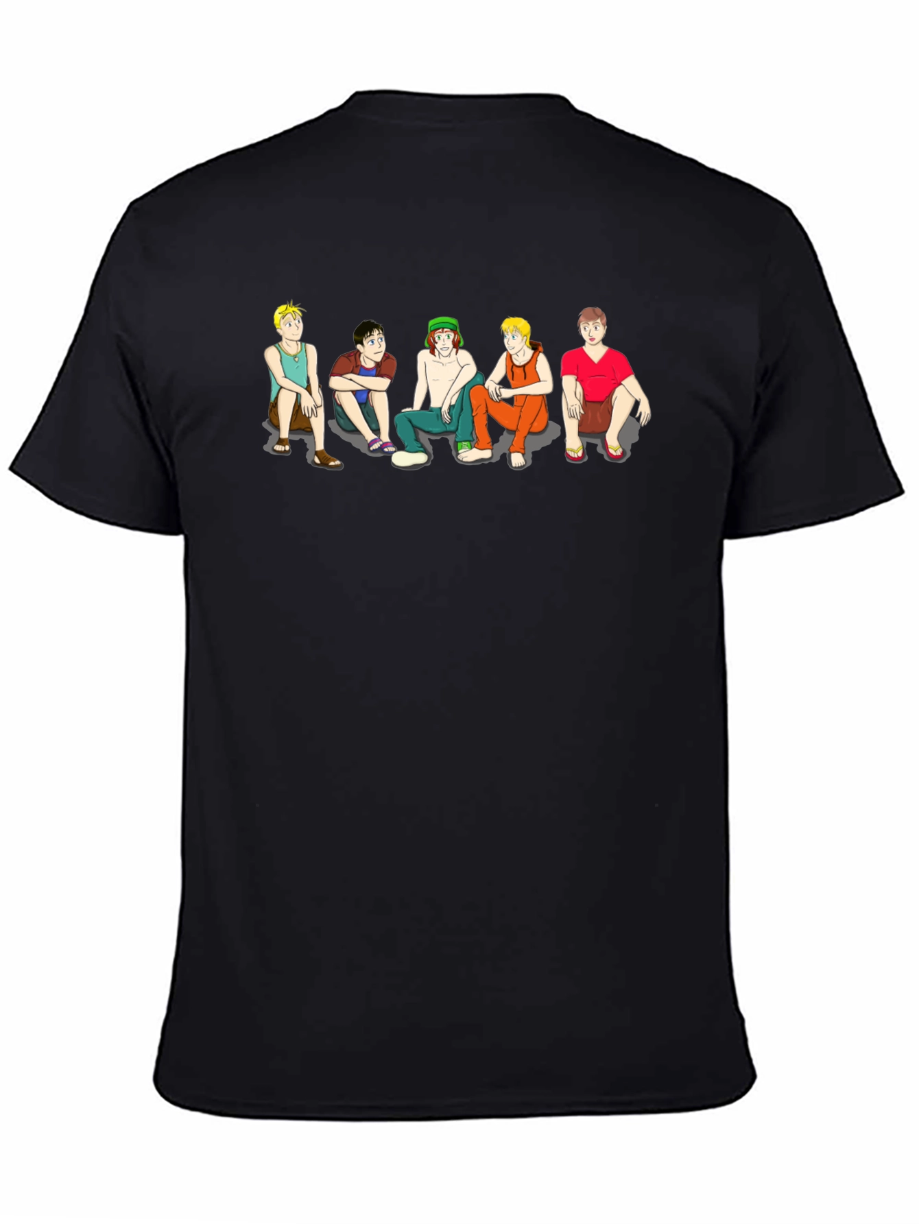 Cartoon Character Mens Graphic Tee