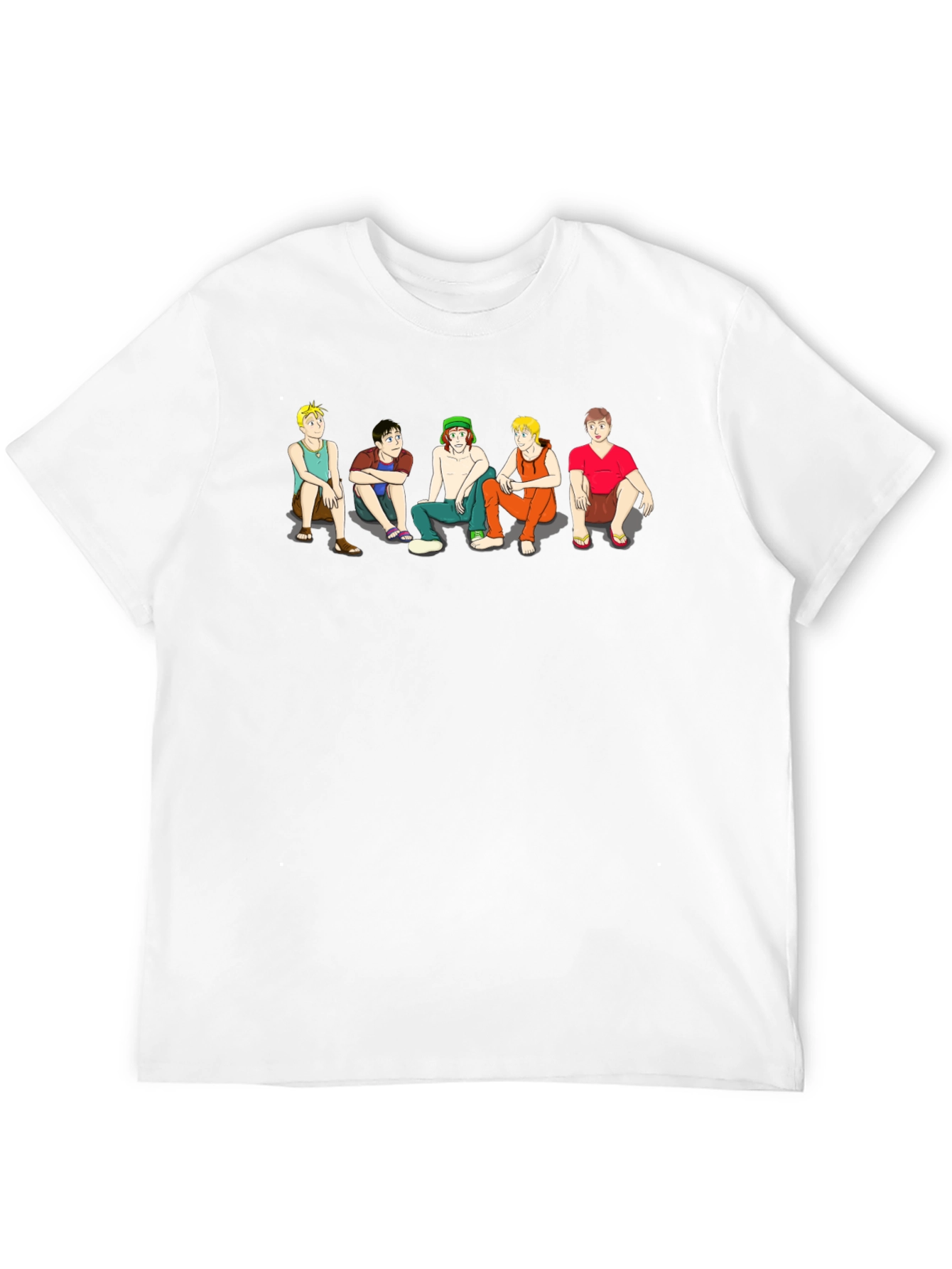 Cartoon Character Mens Graphic Tee