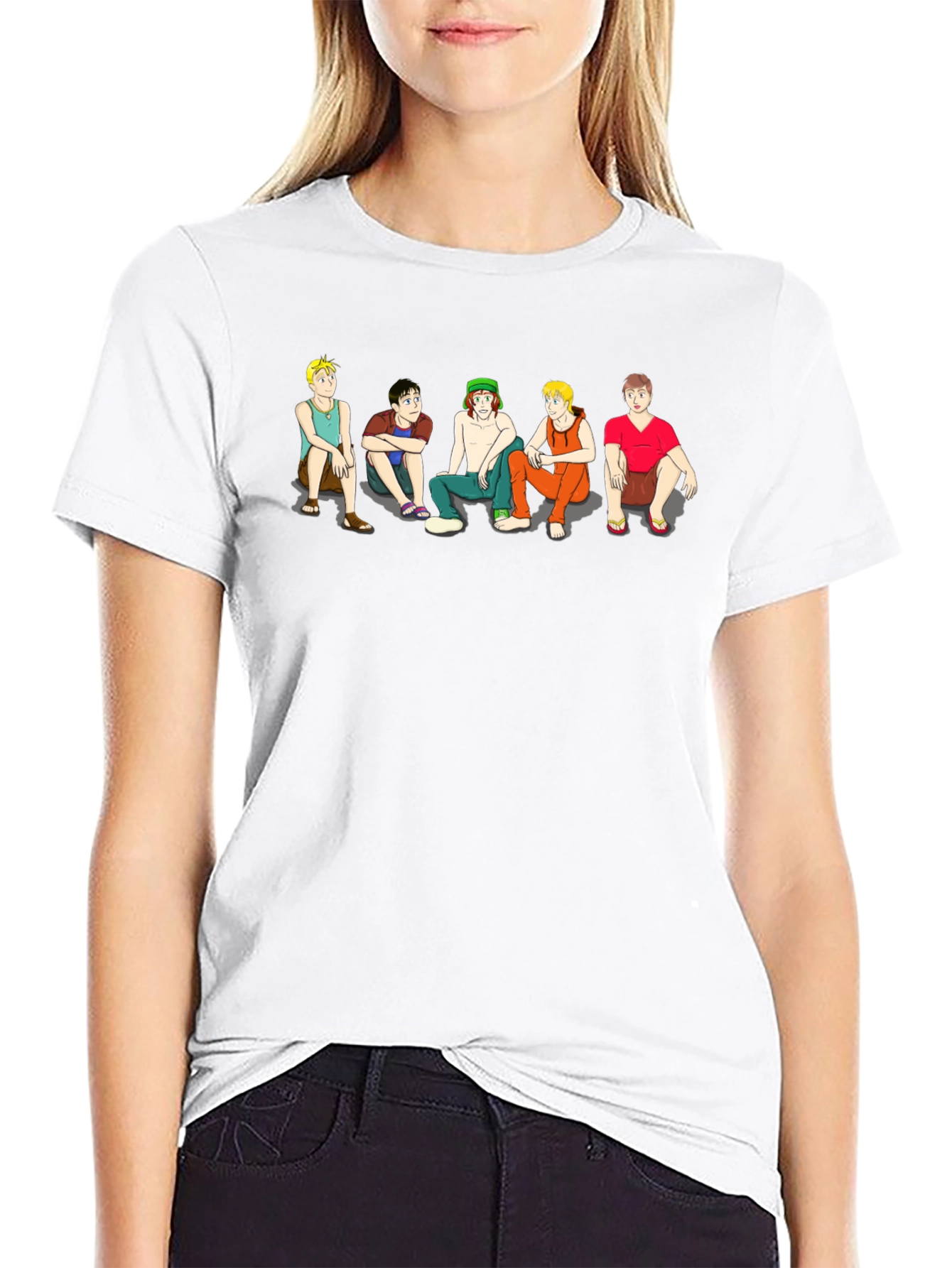 Cartoon Character Mens Graphic Tee