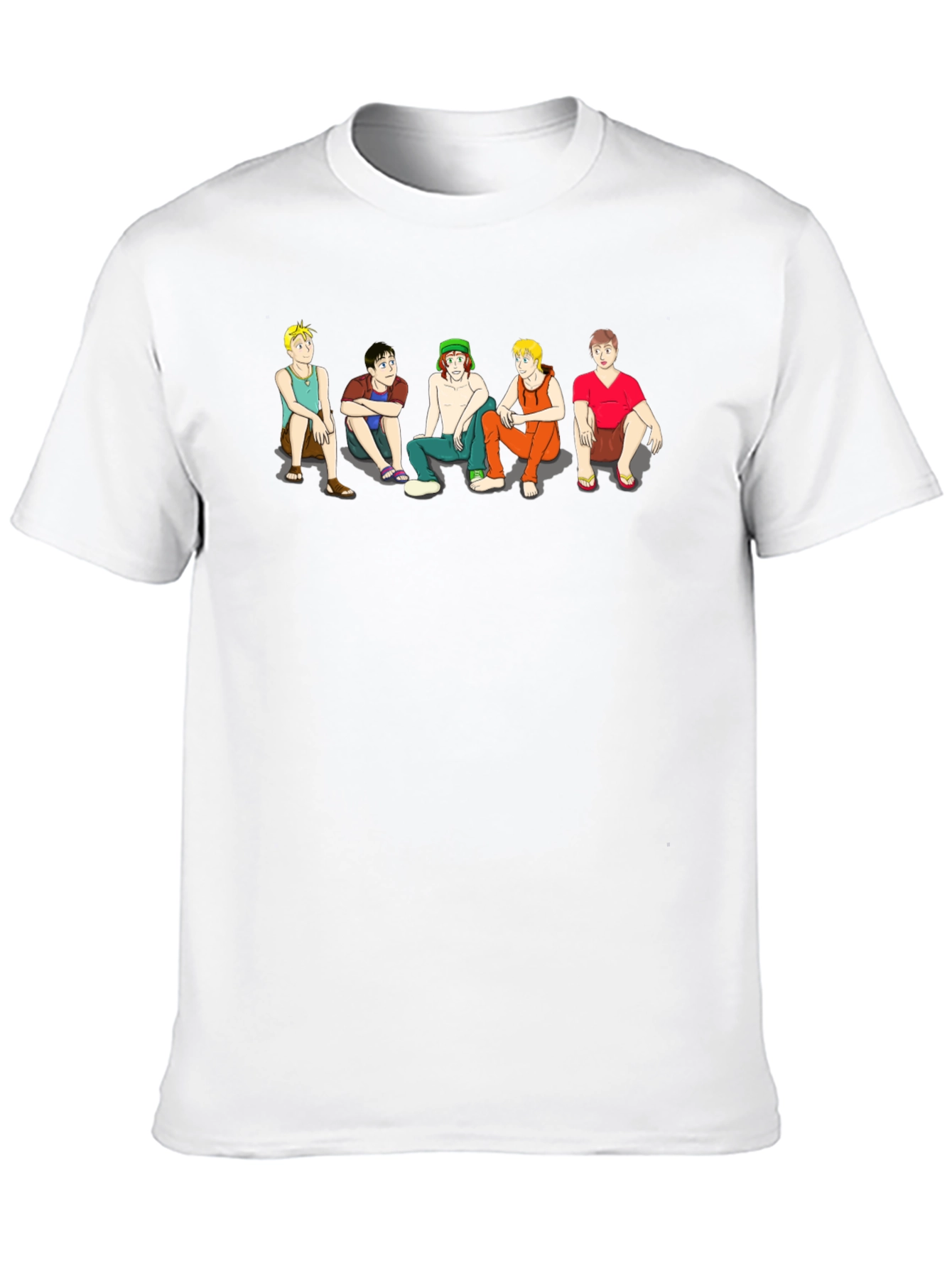 Cartoon Character Mens Graphic Tee
