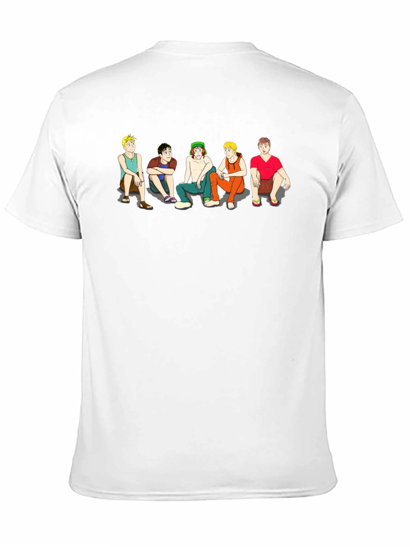 Cartoon Character Mens Graphic Tee