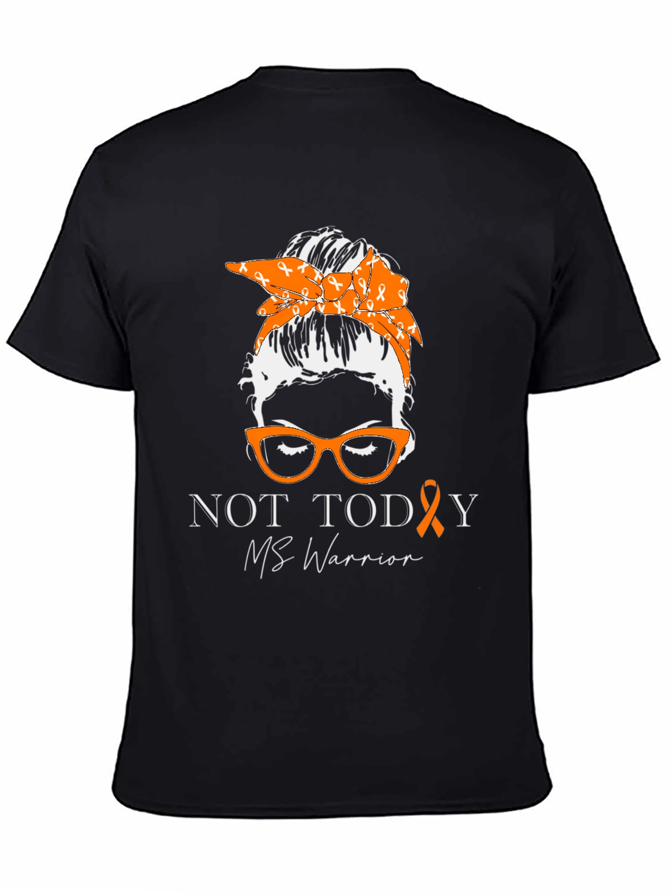 MS Warrior Messy Bun Graphic Tee