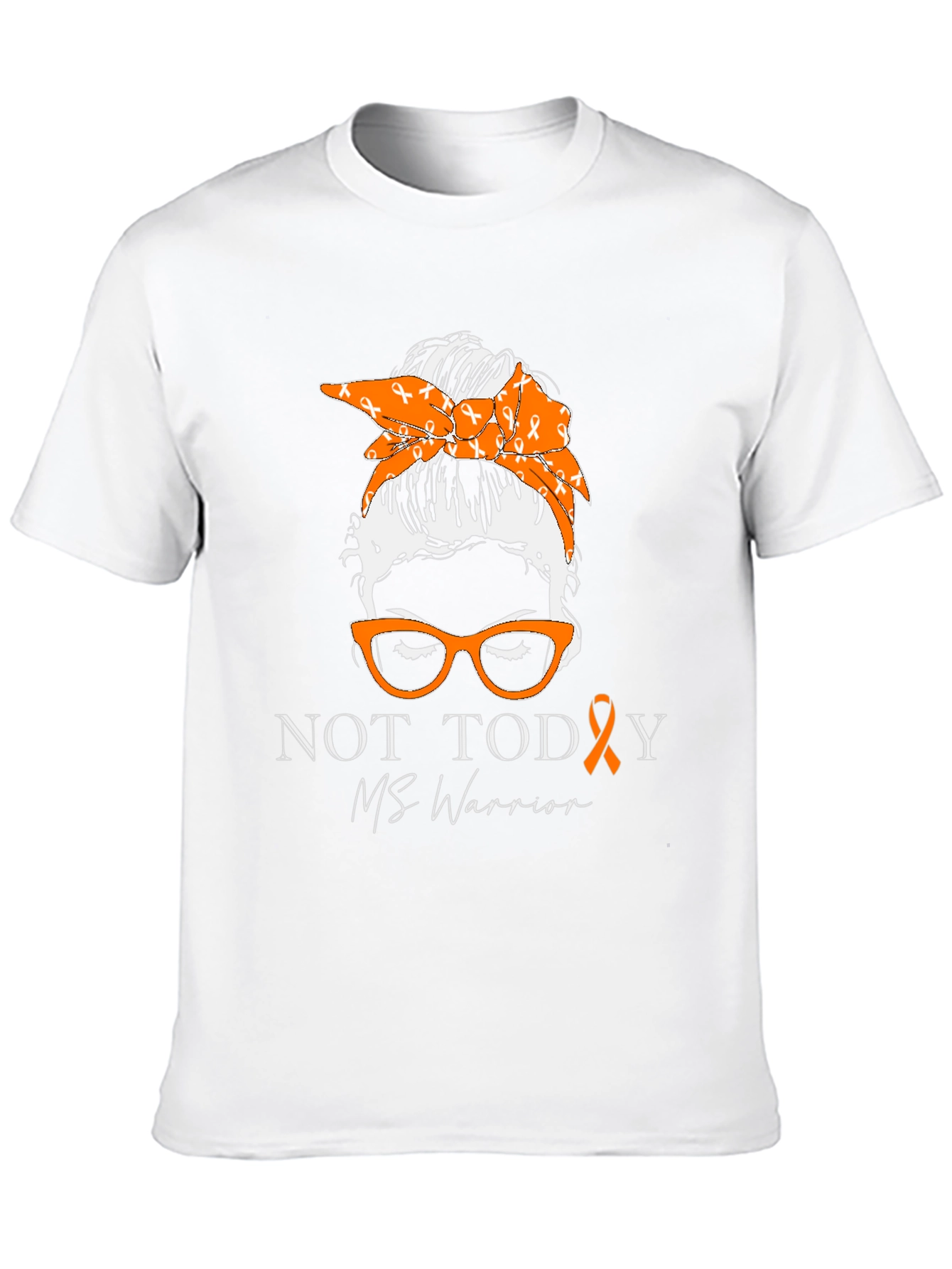 MS Warrior Messy Bun Graphic Tee