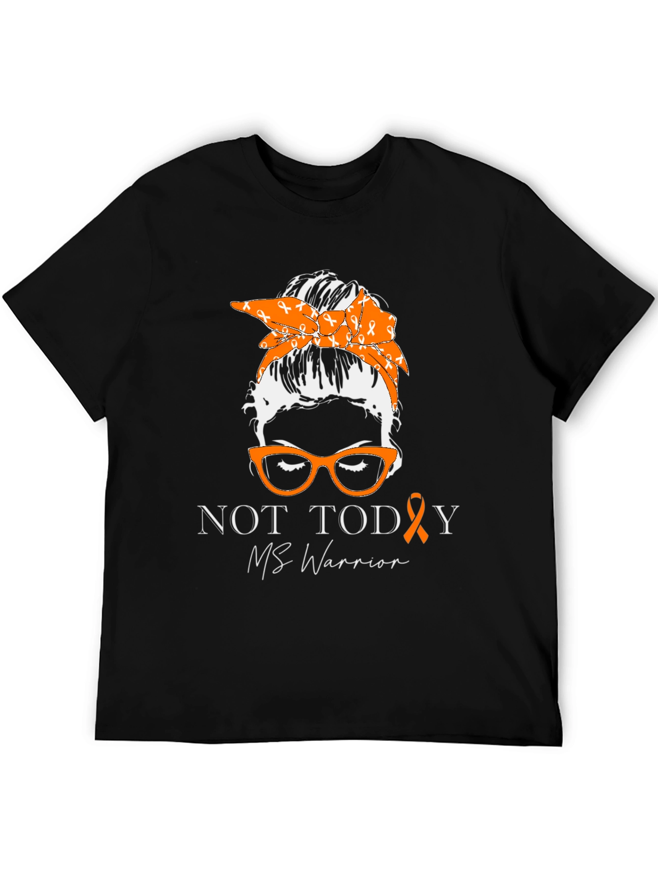 MS Warrior Messy Bun Graphic Tee