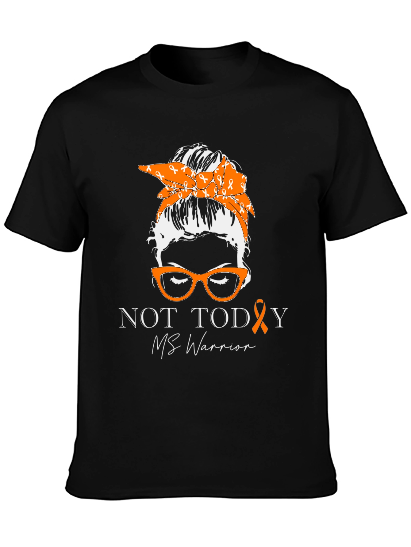 MS Warrior Messy Bun Graphic Tee