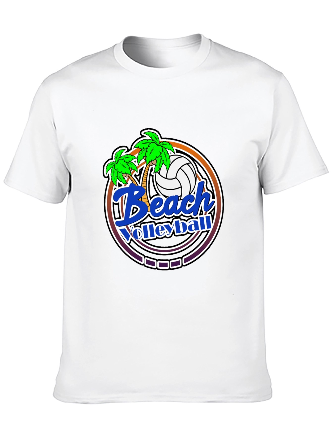Beach Volleyball Graphic T-Shirt