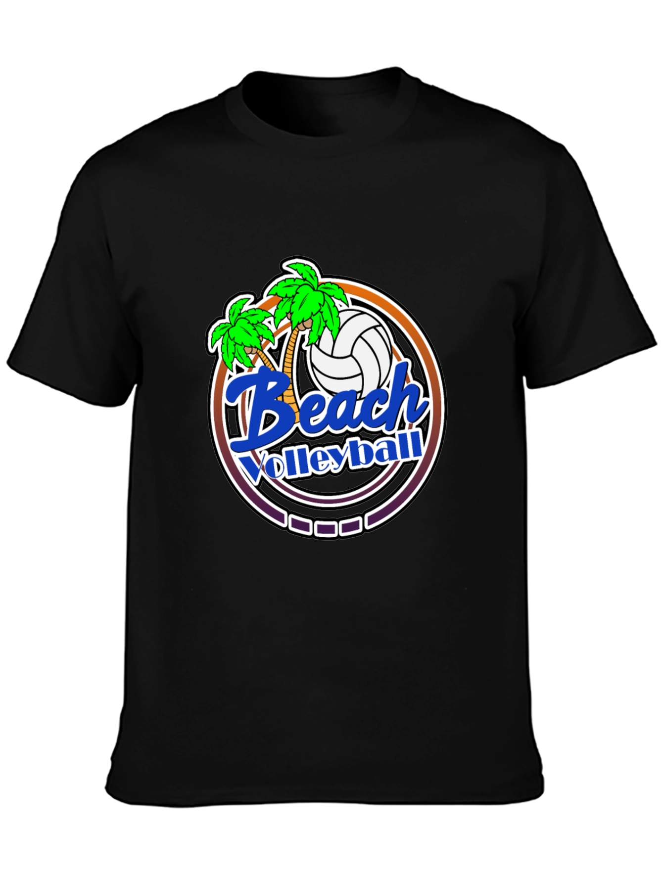 Beach Volleyball Graphic T-Shirt
