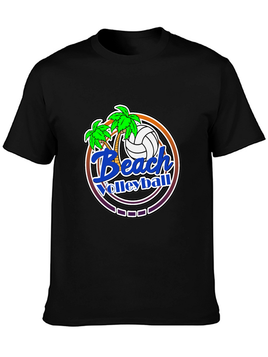 Beach Volleyball Graphic T-Shirt