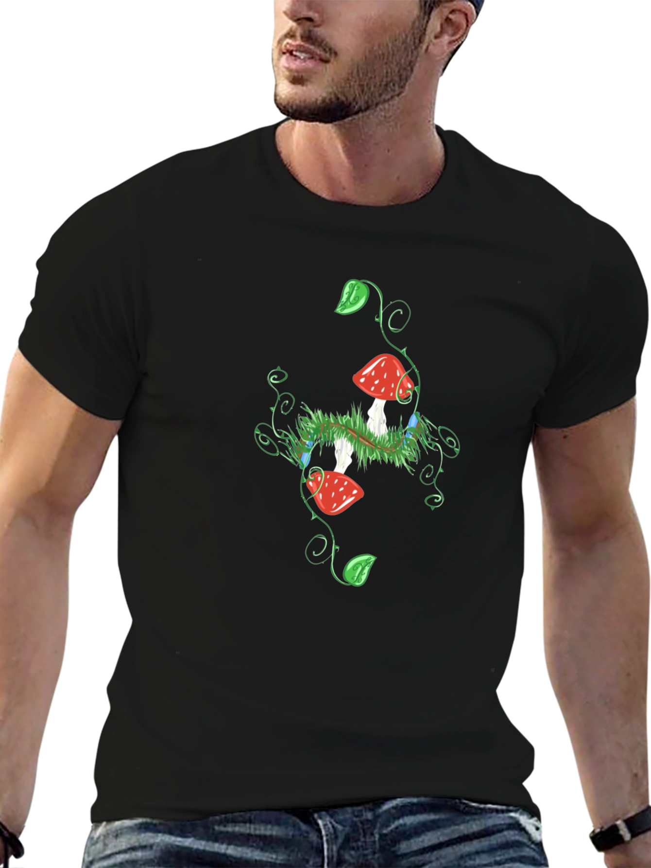 Mushroom T-Shirt - Nature Inspired Graphic Tee