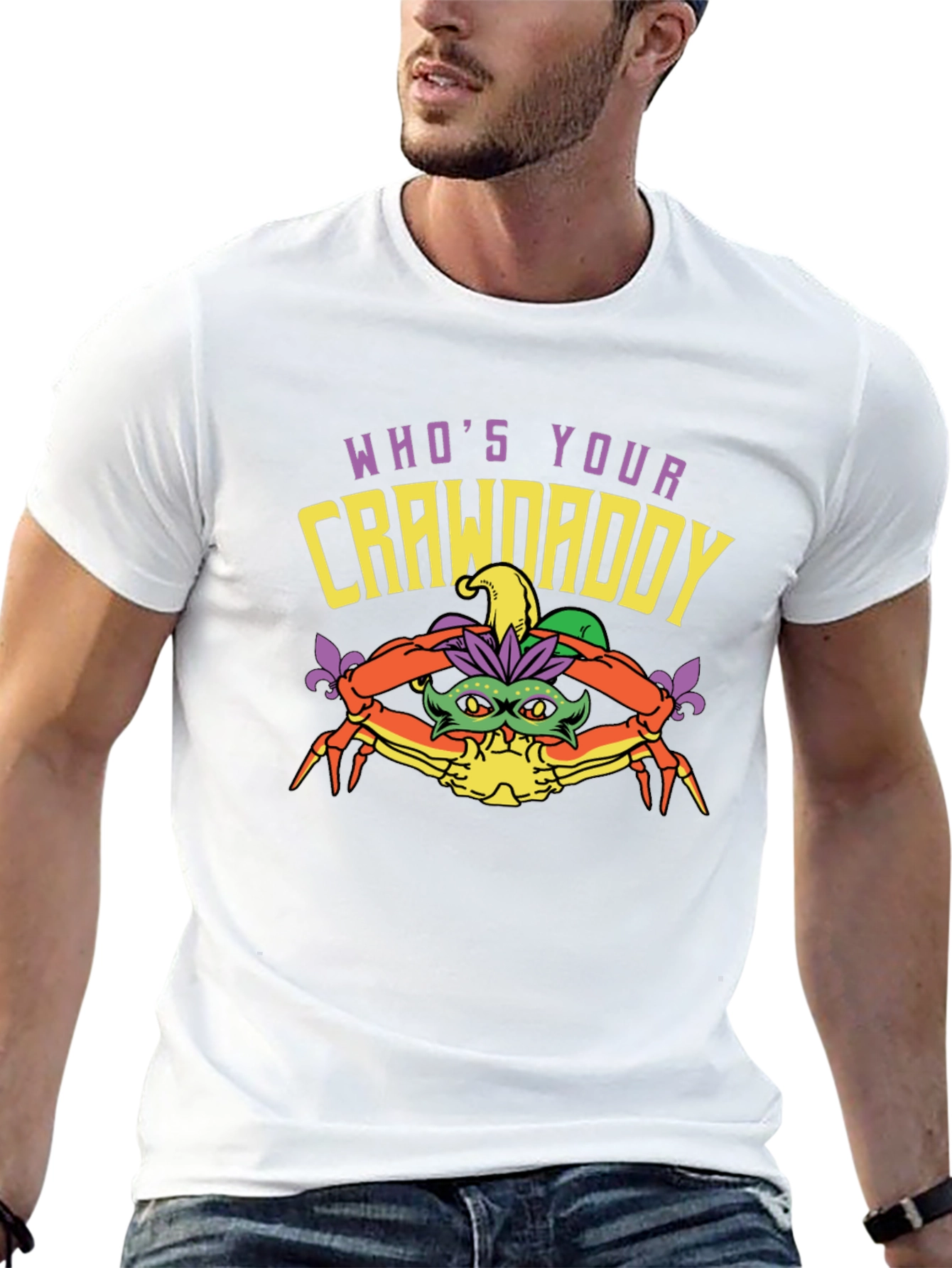 Whos Your Crawdaddy Mardi Gras T-Shirt