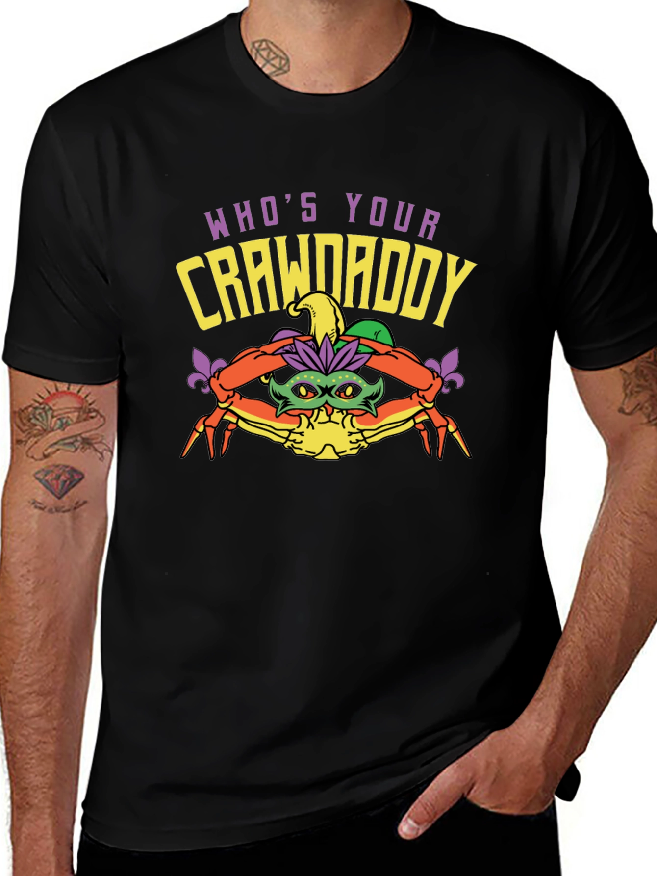 Whos Your Crawdaddy Mardi Gras T-Shirt