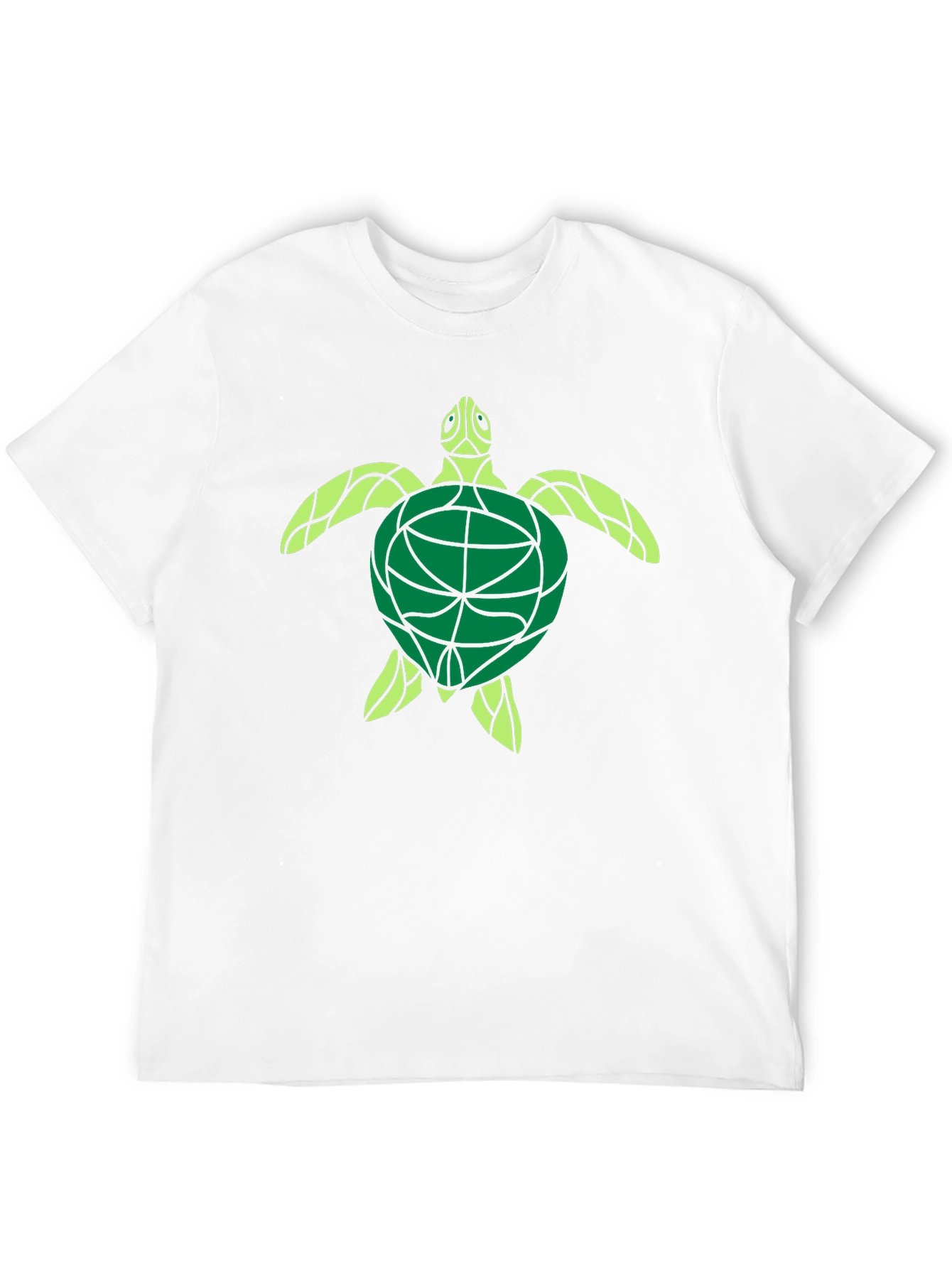 Turtle Graphic Print Black T-Shirt