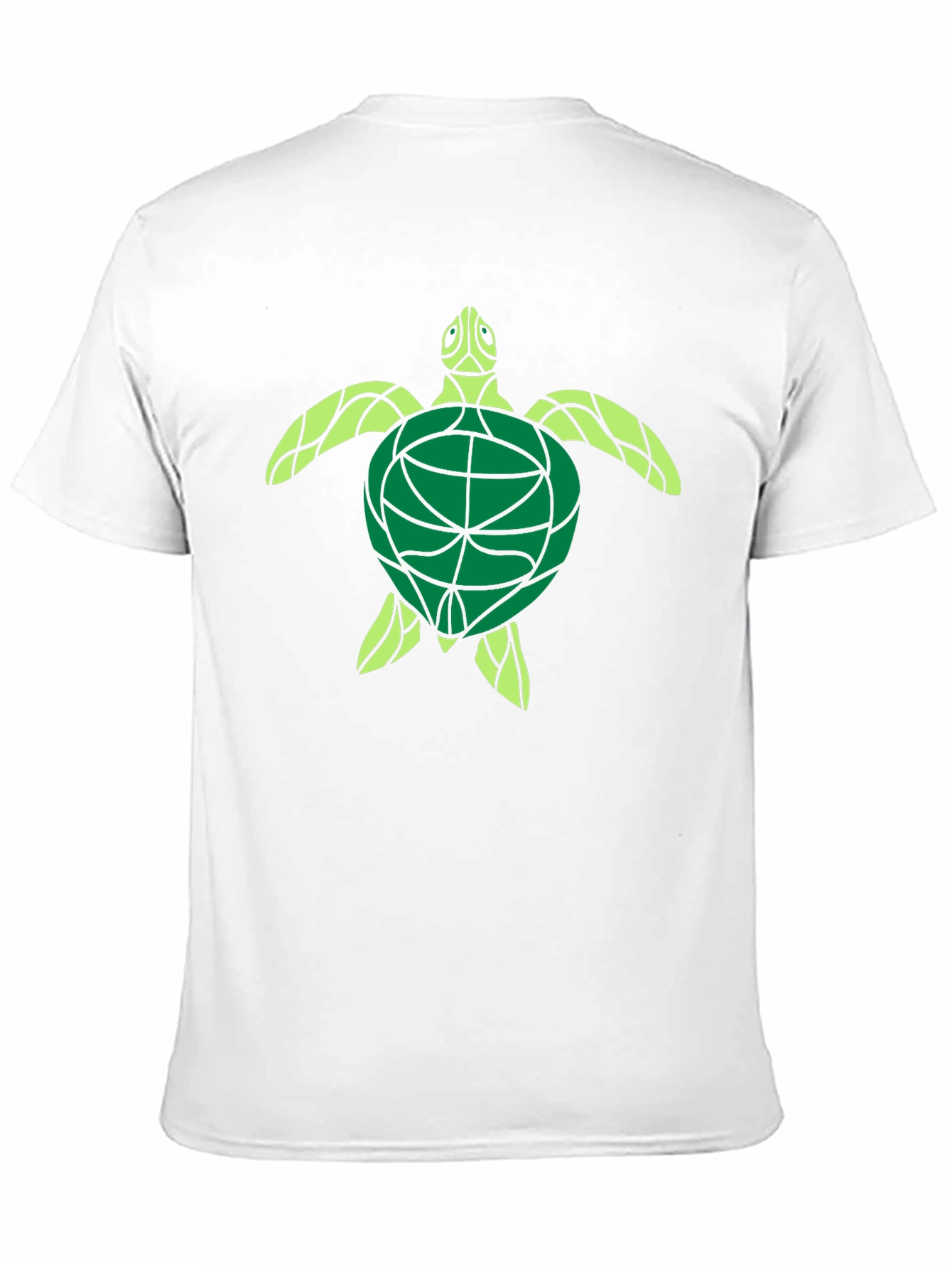 Turtle Graphic Print Black T-Shirt