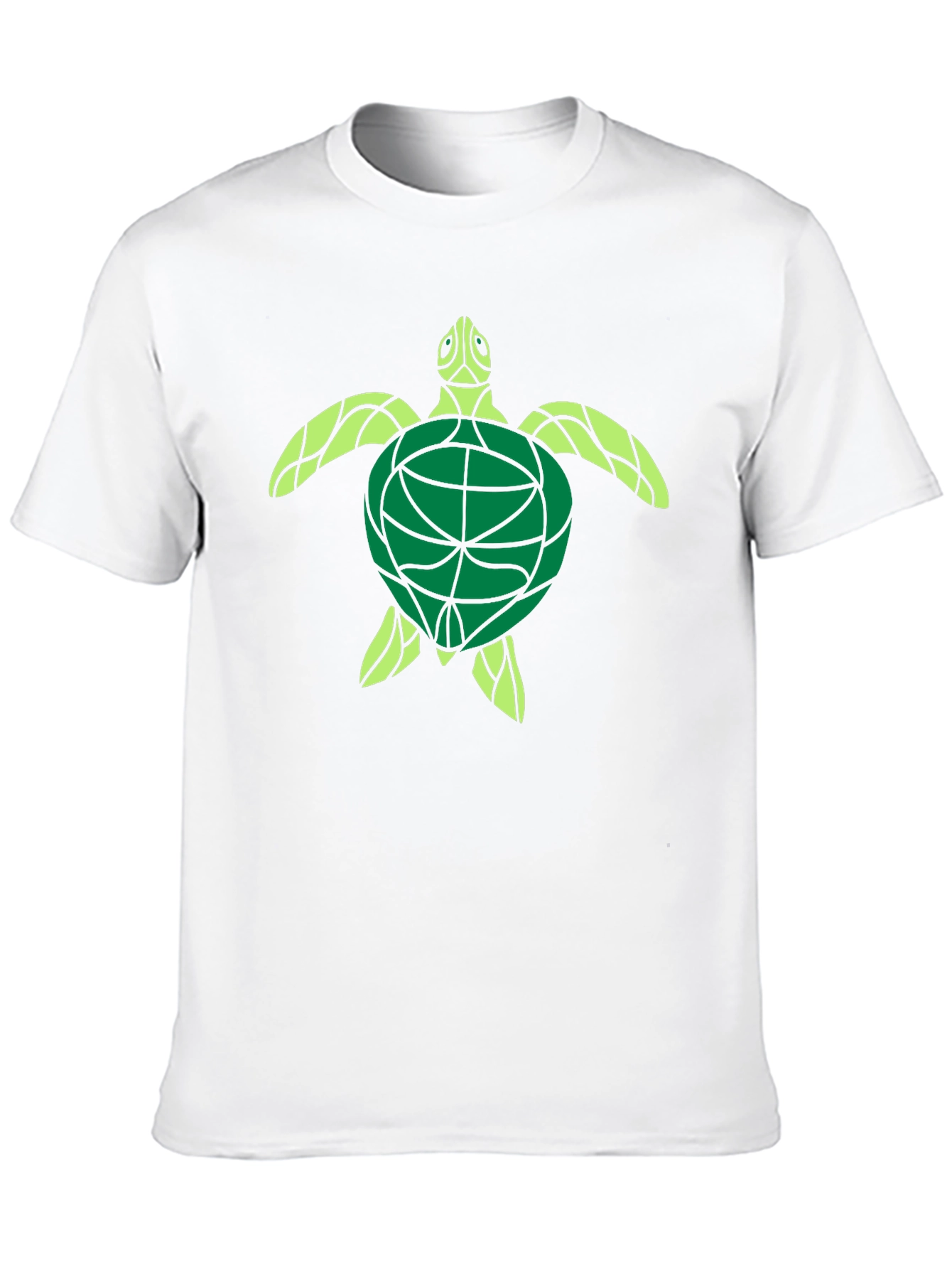 Turtle Graphic Print Black T-Shirt
