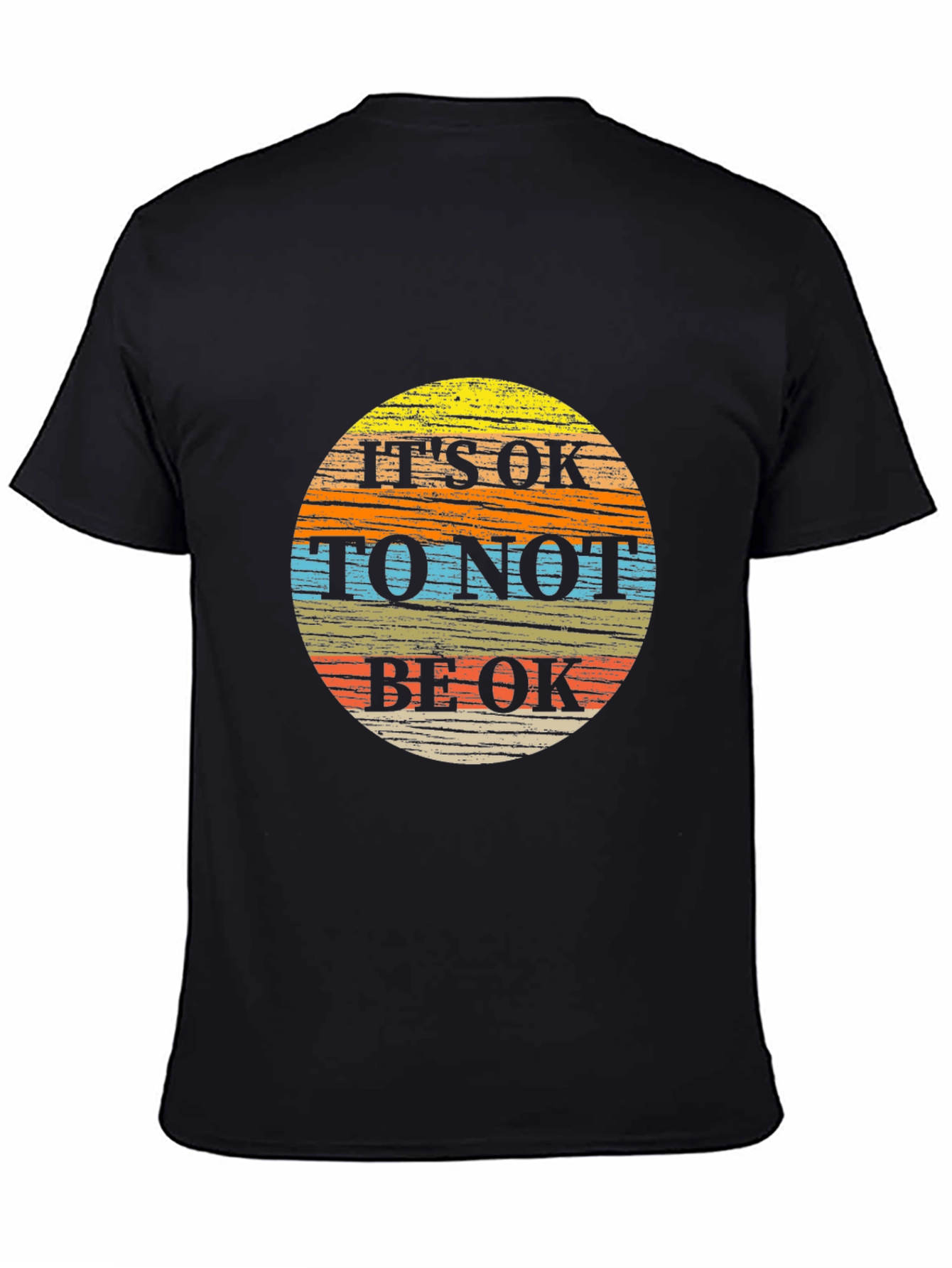 Its OK To Not Be OK T-Shirt - Black