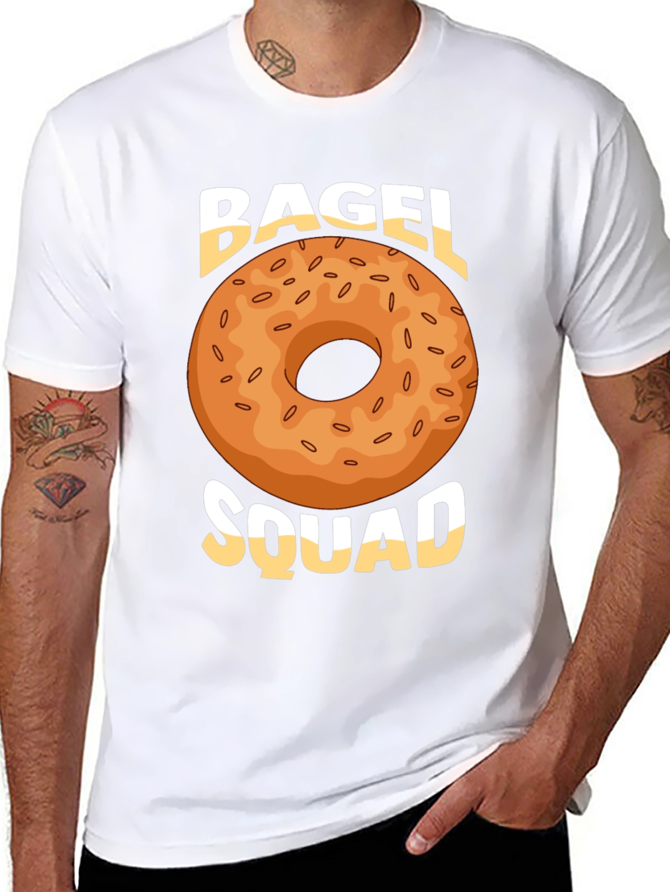 Bagel Squad Graphic T-Shirt - Casual Style
