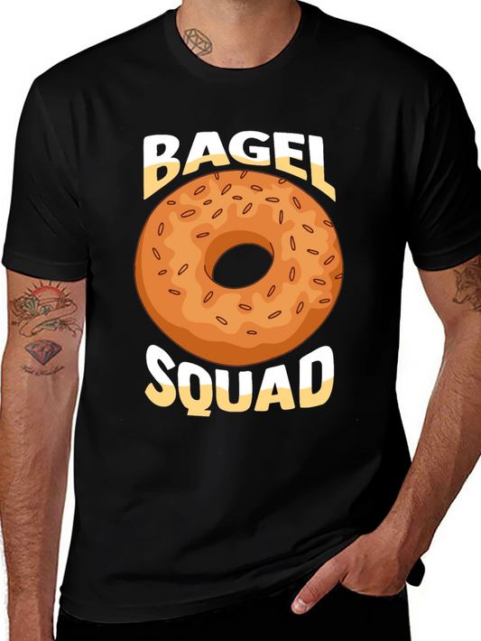 Bagel Squad Graphic T-Shirt - Casual Style