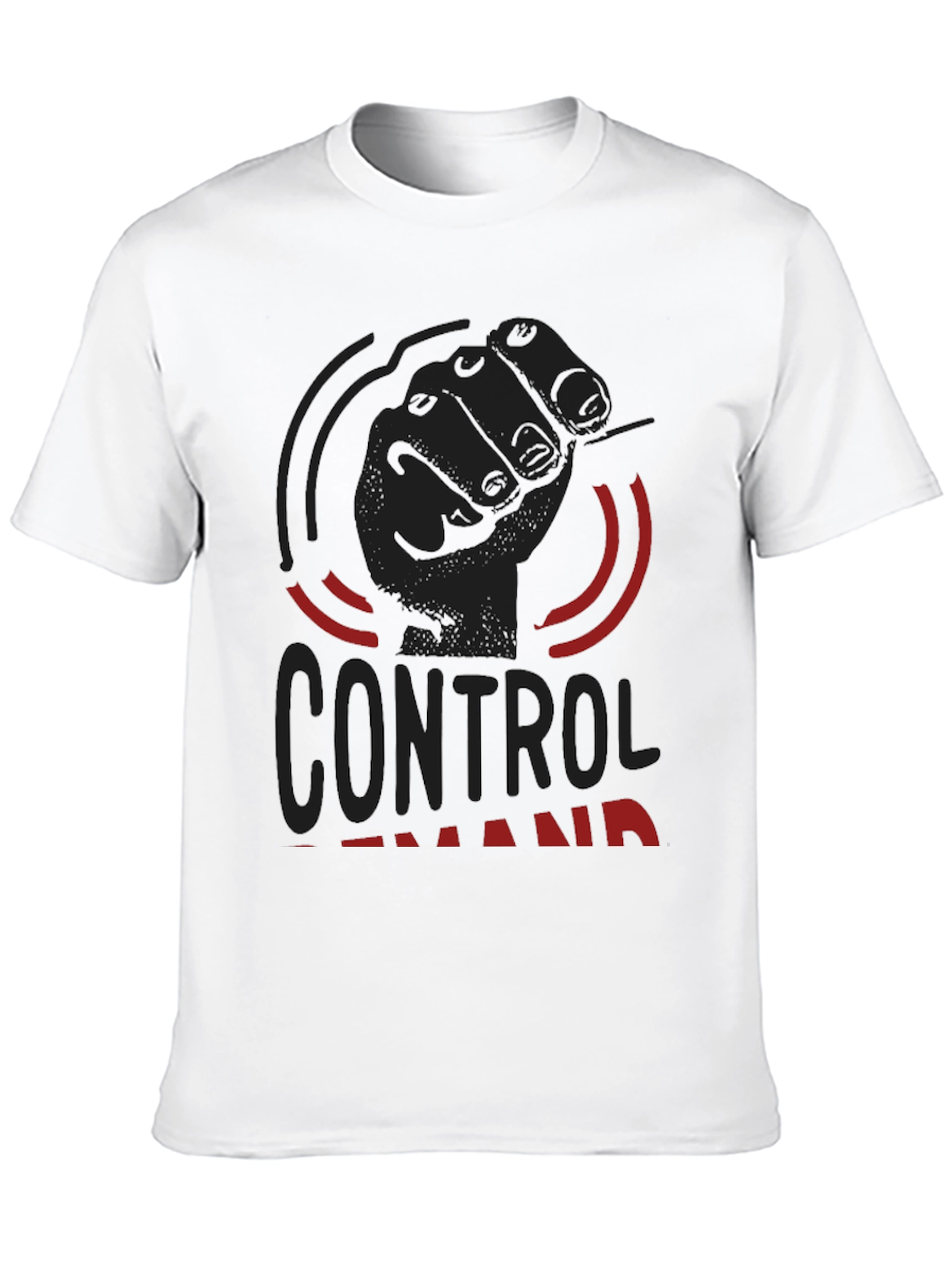 Control Demand Graphic Black T-Shirt