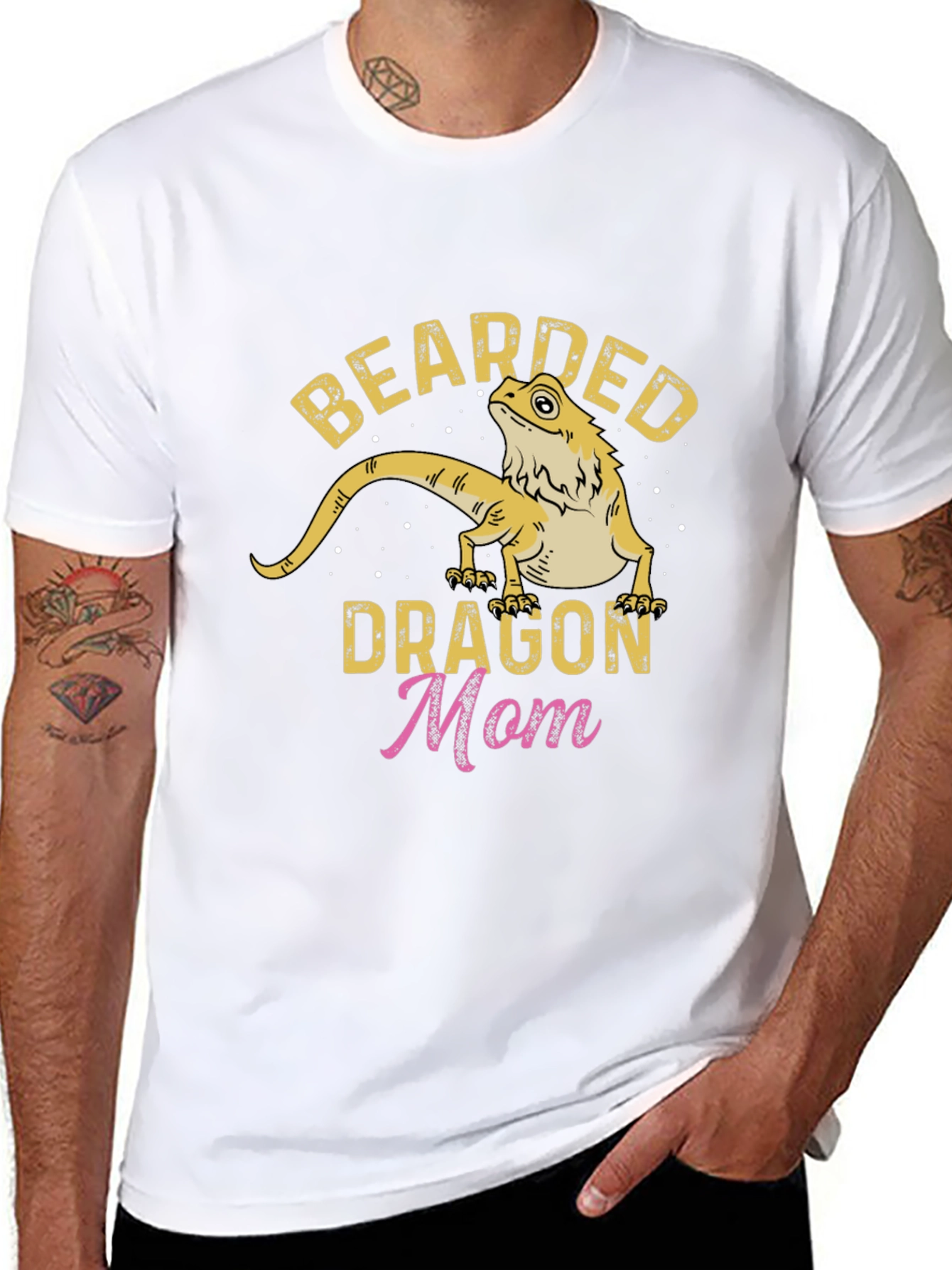 Bearded Dragon Mom Graphic T-Shirt