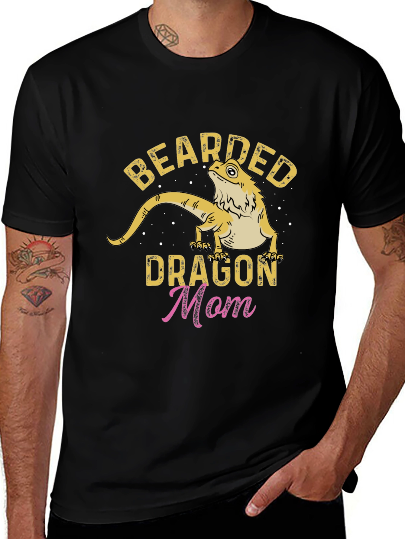 Bearded Dragon Mom Graphic T-Shirt