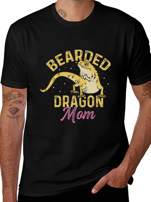 Bearded Dragon Mom Graphic T-Shirt
