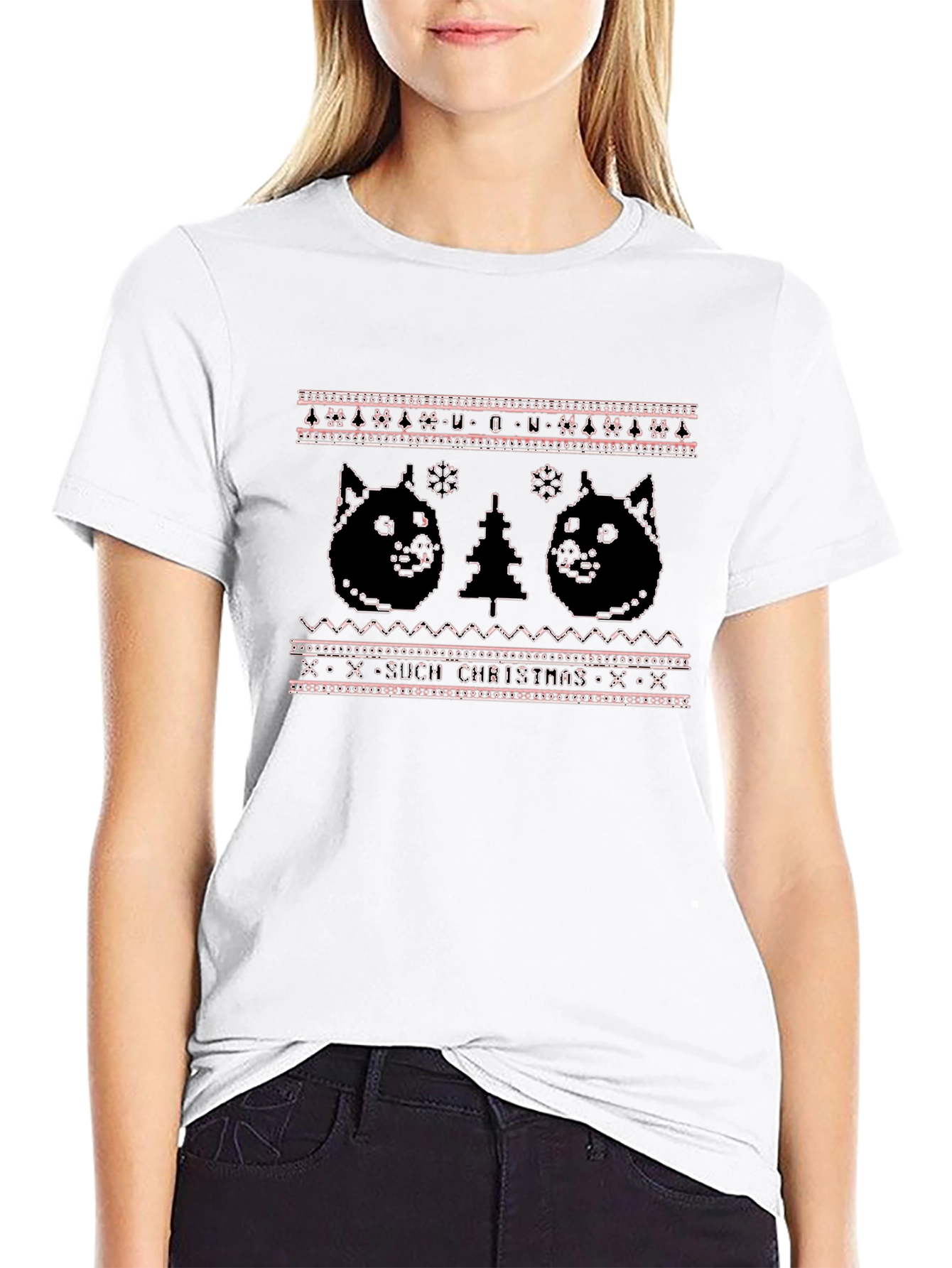 Such Christmas Doge Ugly Sweater T-Shirt