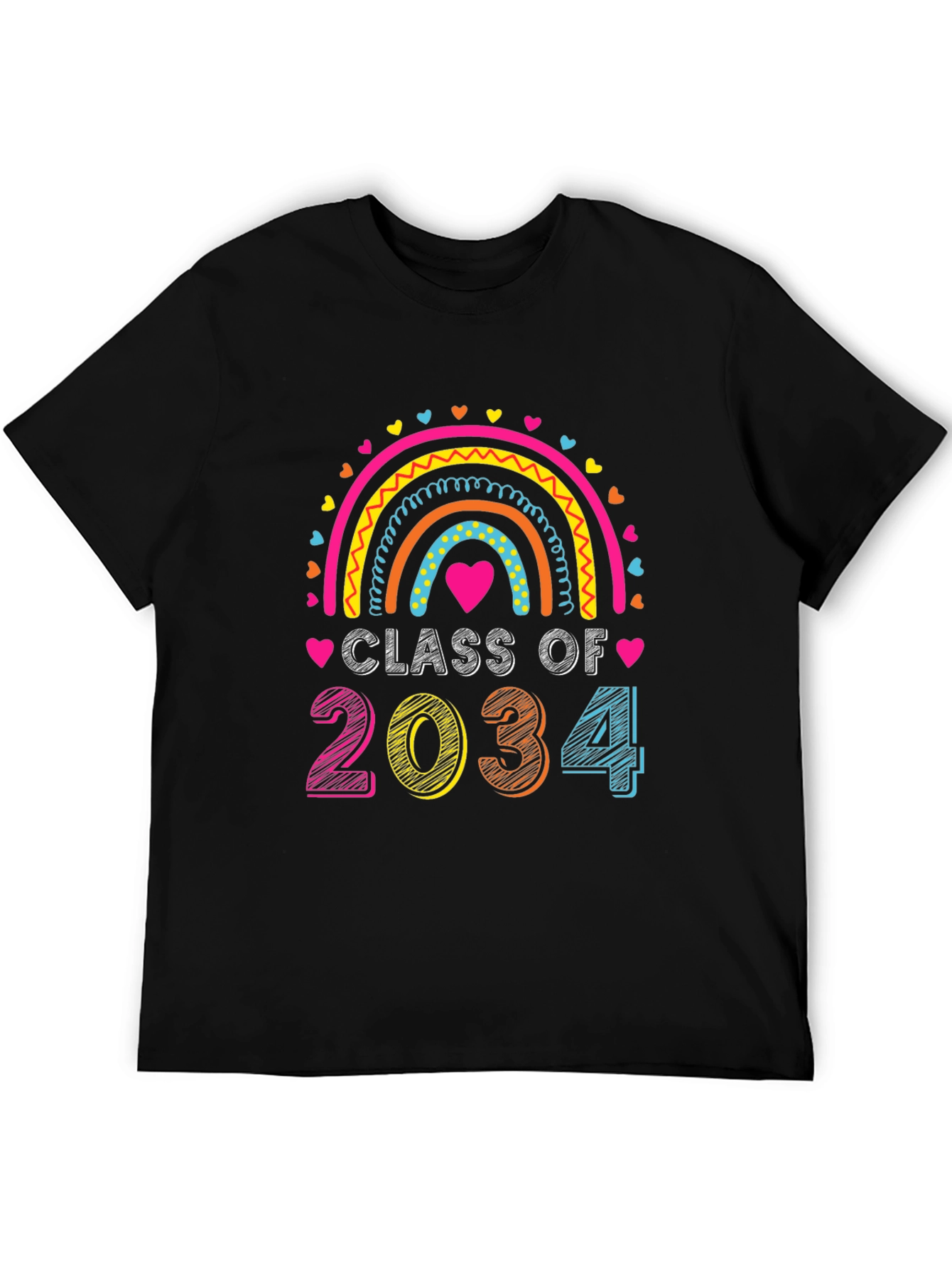 Class of 2034 Rainbow T-Shirt