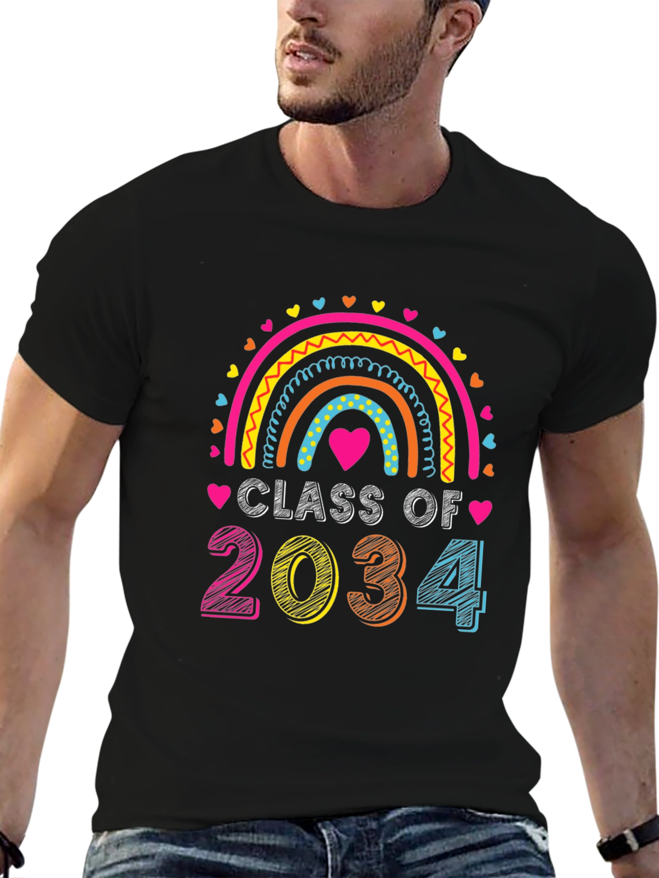 Class of 2034 Rainbow T-Shirt
