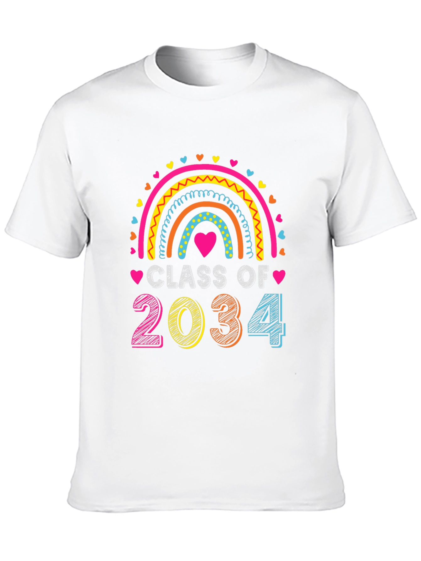 Class of 2034 Rainbow T-Shirt