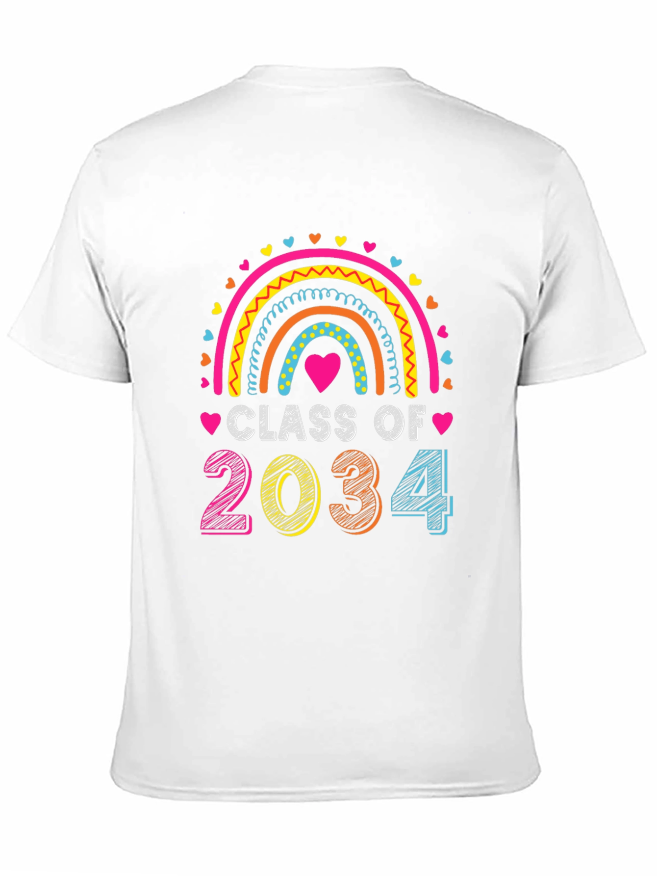 Class of 2034 Rainbow T-Shirt