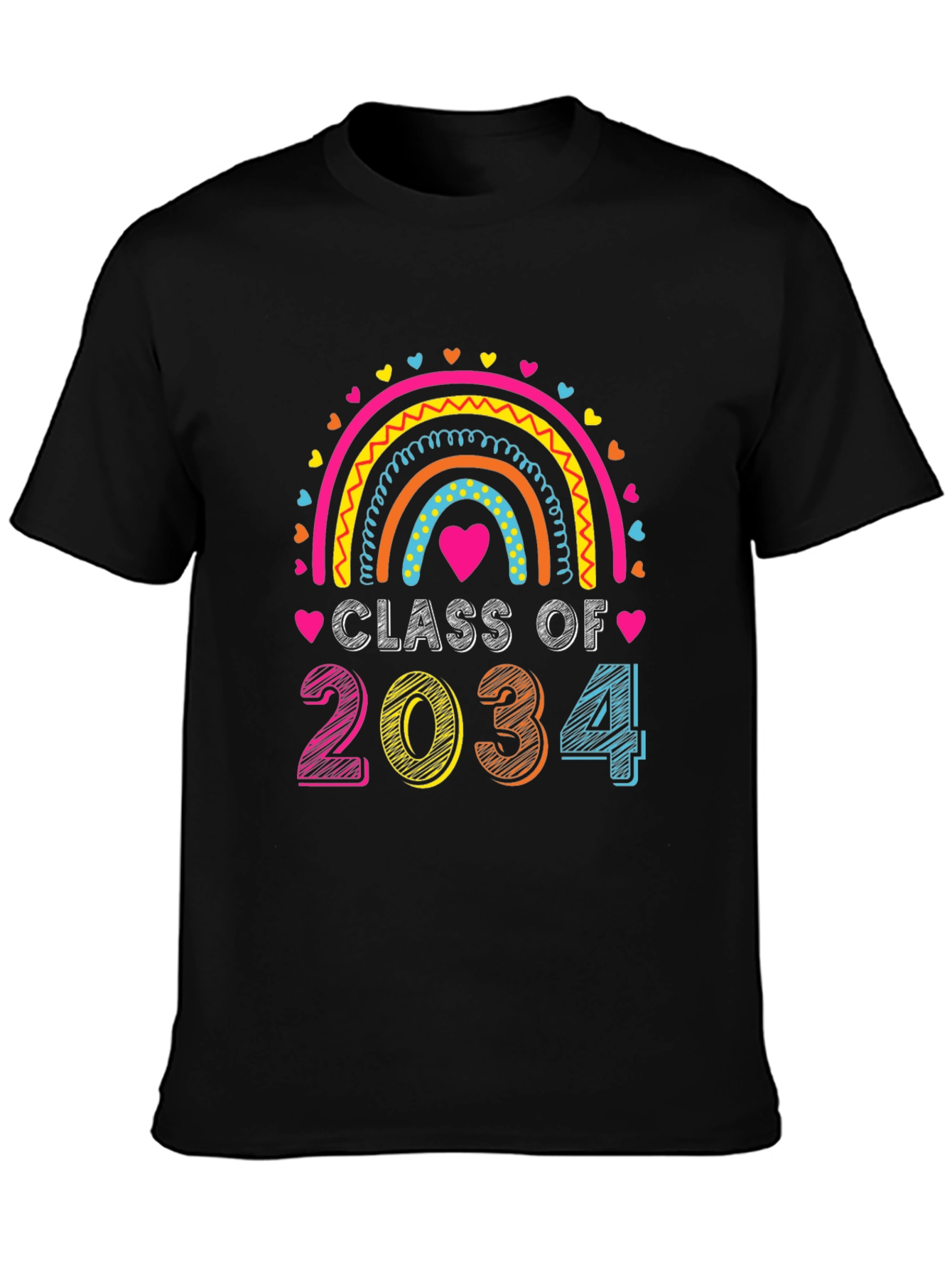 Class of 2034 Rainbow T-Shirt