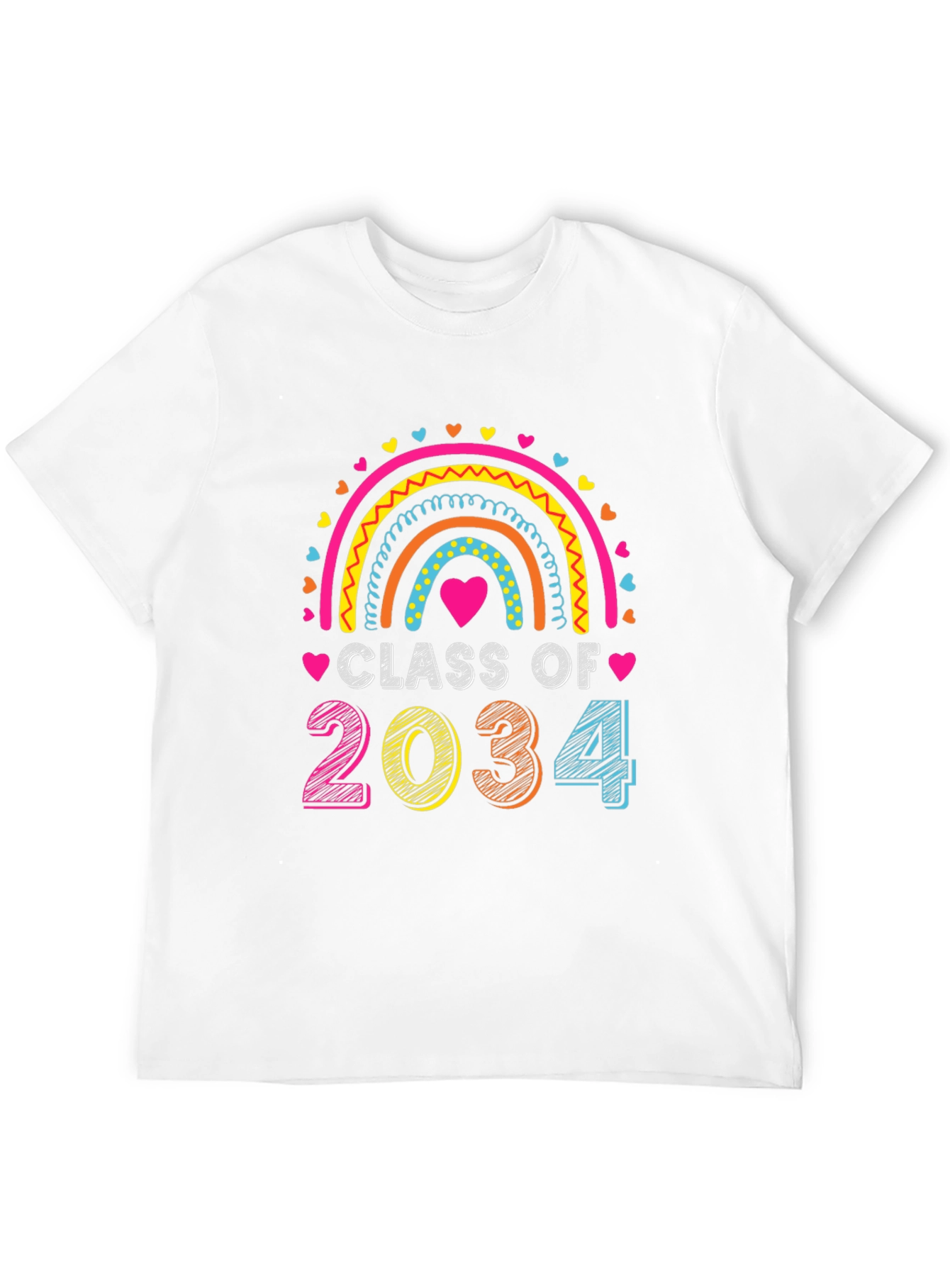 Class of 2034 Rainbow T-Shirt