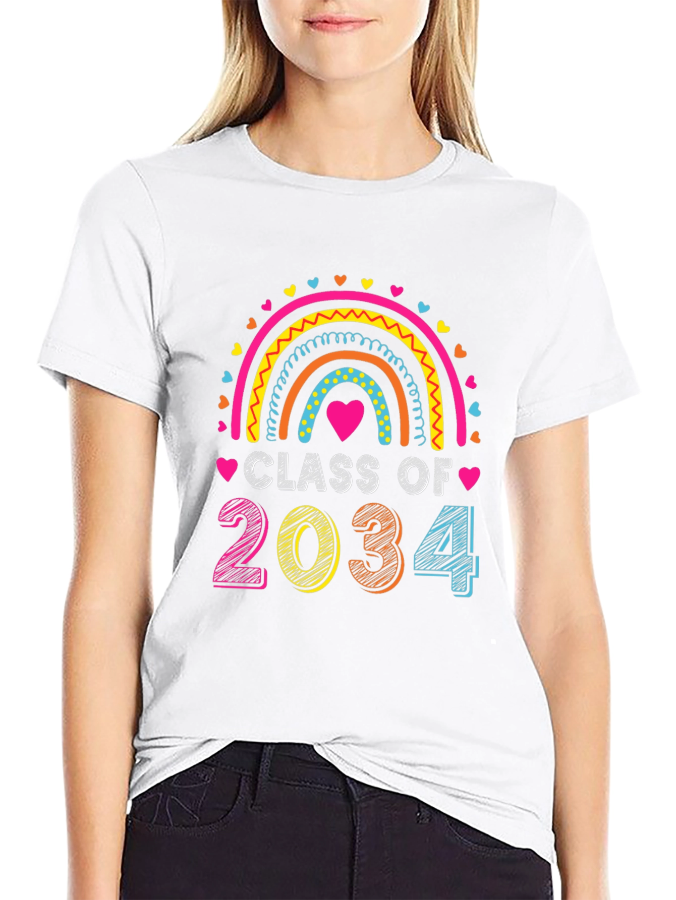 Class of 2034 Rainbow T-Shirt