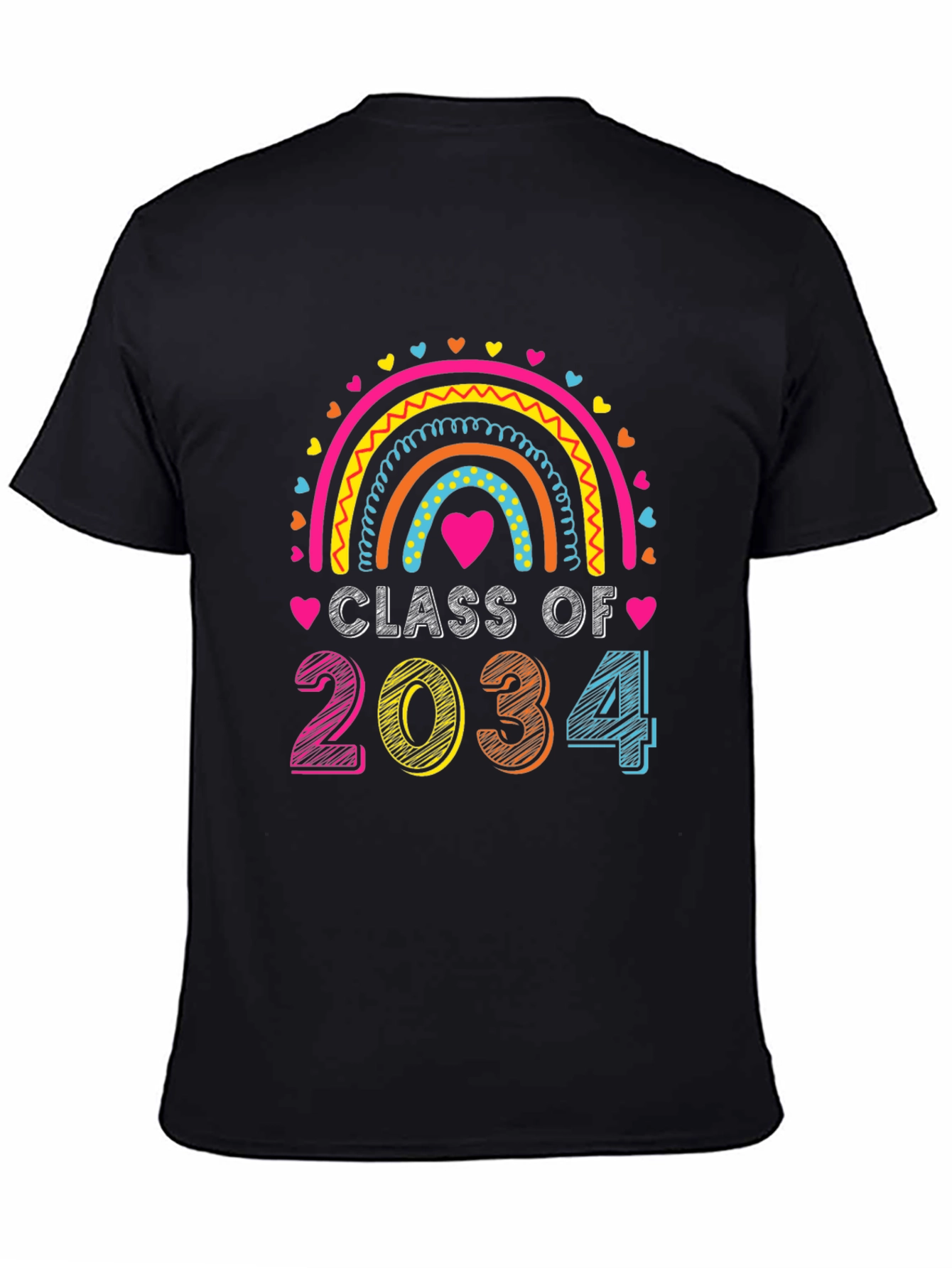 Class of 2034 Rainbow T-Shirt