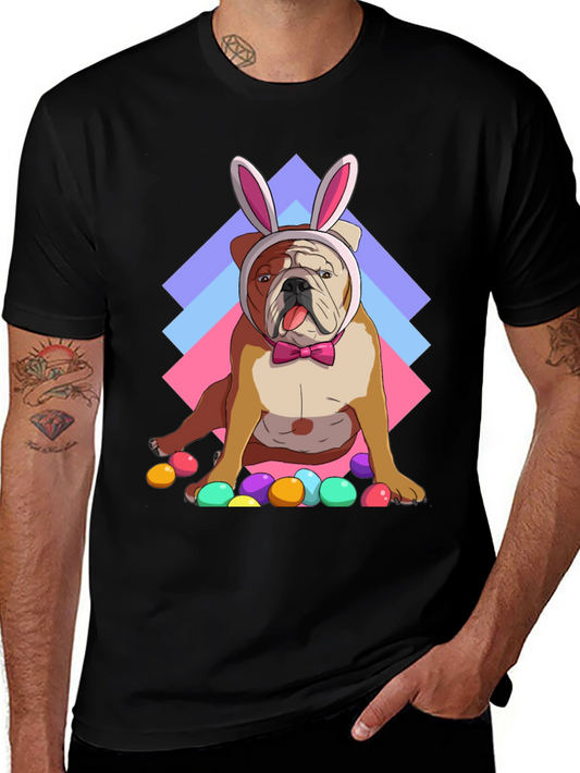 Easter Bulldog T-Shirt