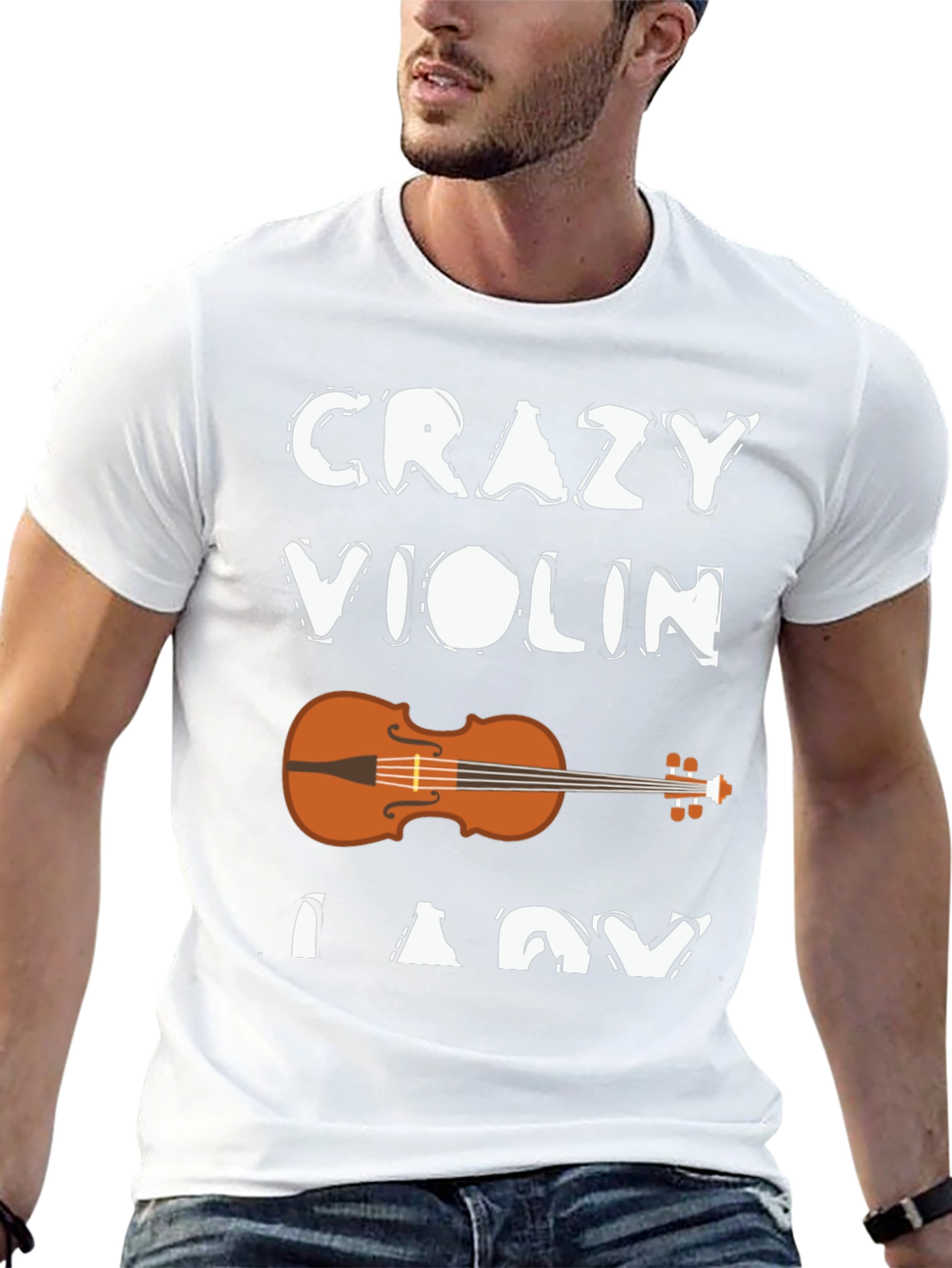 Crazy Violin Lady T-Shirt