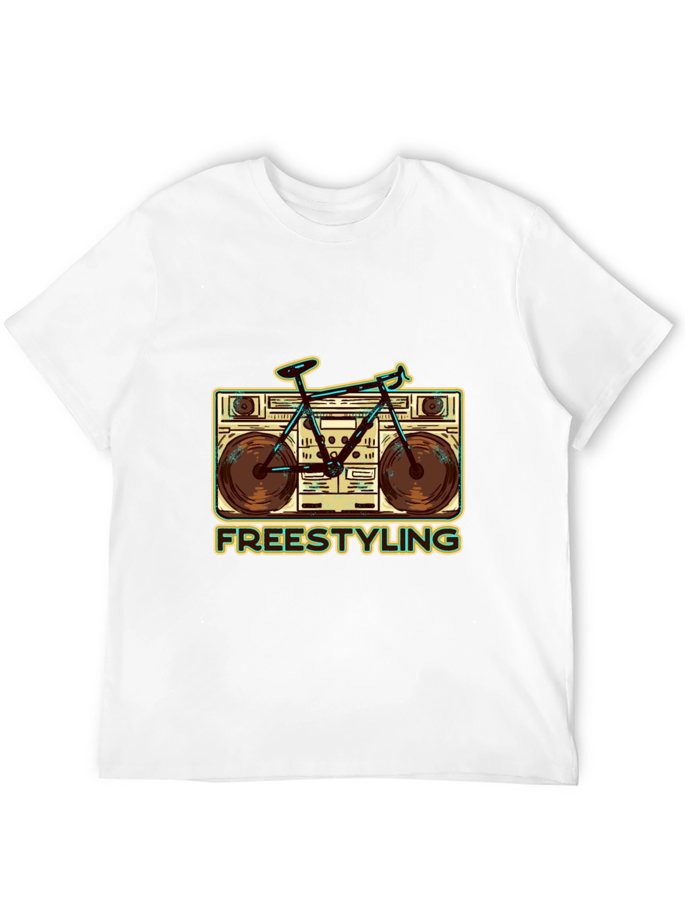 Freestyle Bike Boombox Graphic Tee