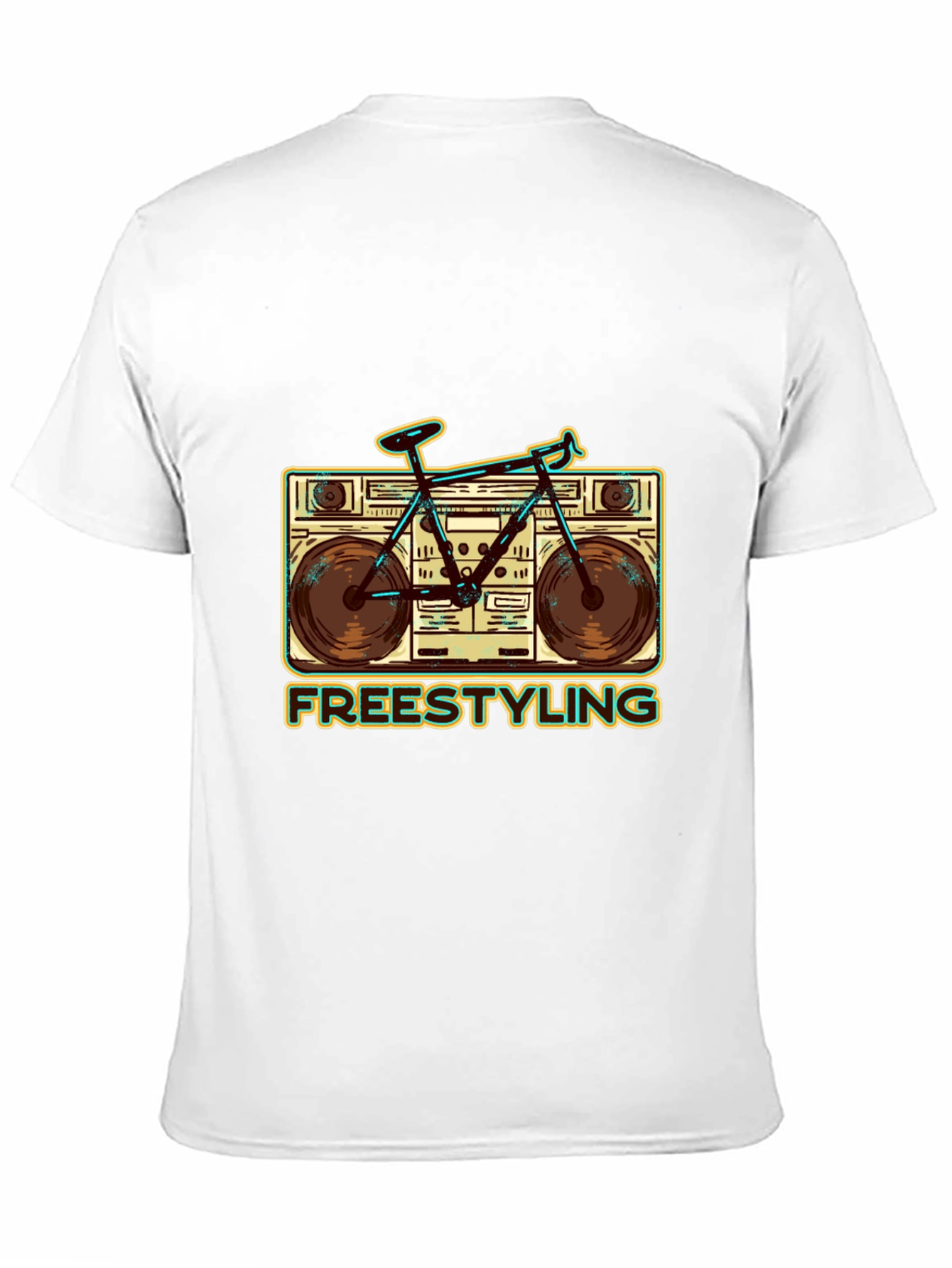 Freestyle Bike Boombox Graphic Tee