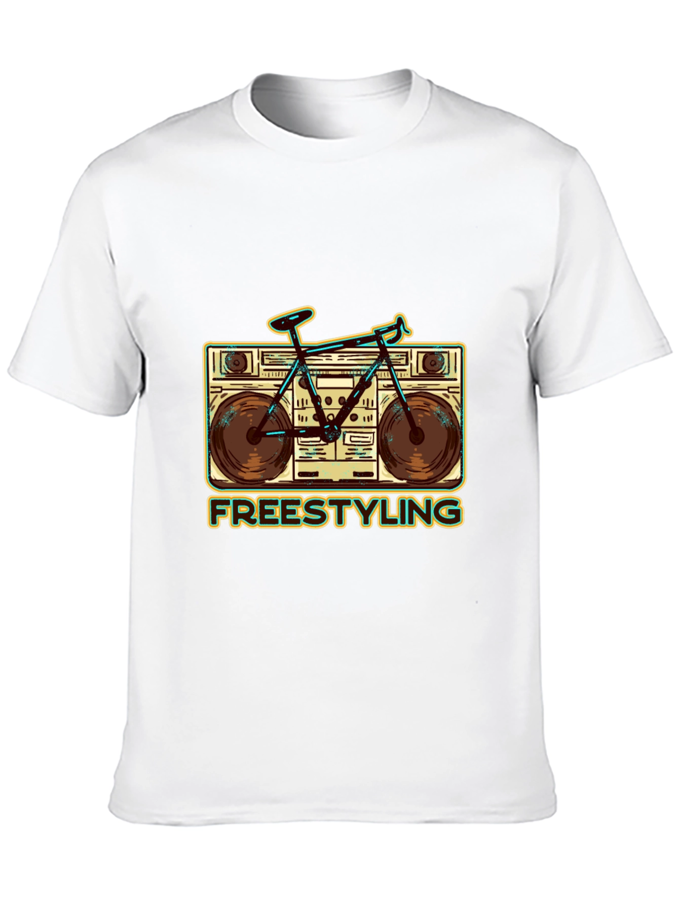 Freestyle Bike Boombox Graphic Tee
