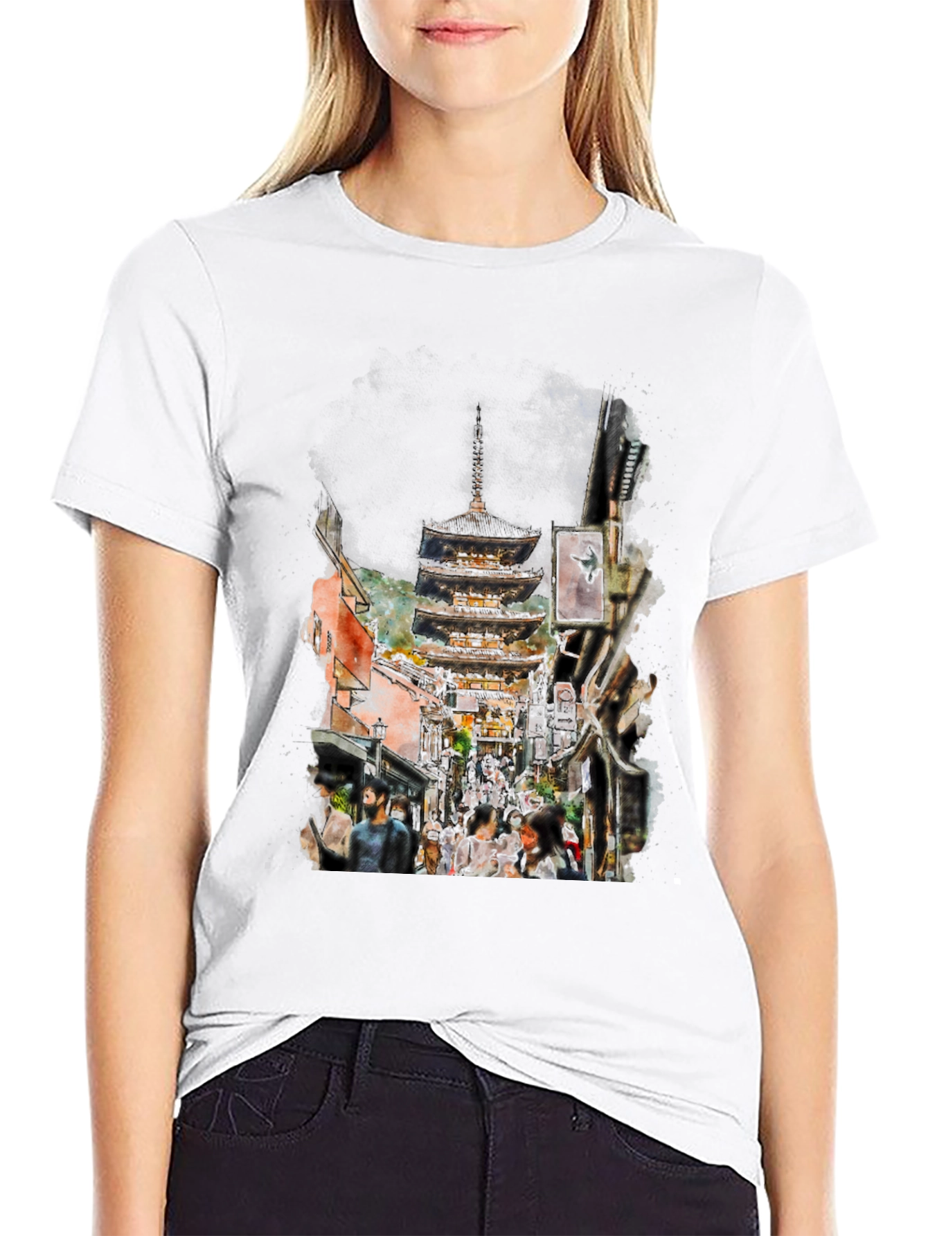 Kyoto Japan Art T-Shirt