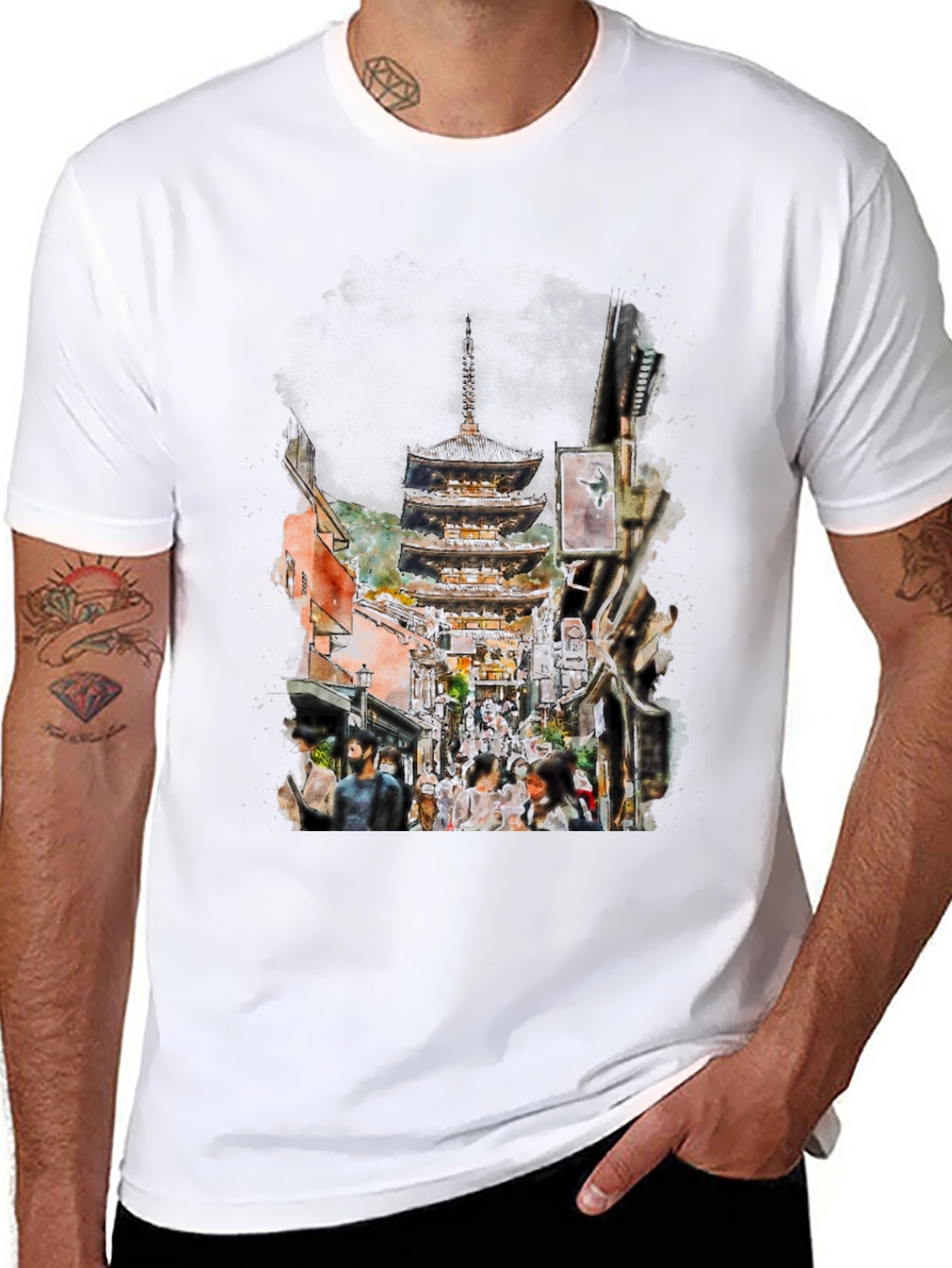 Kyoto Japan Art T-Shirt