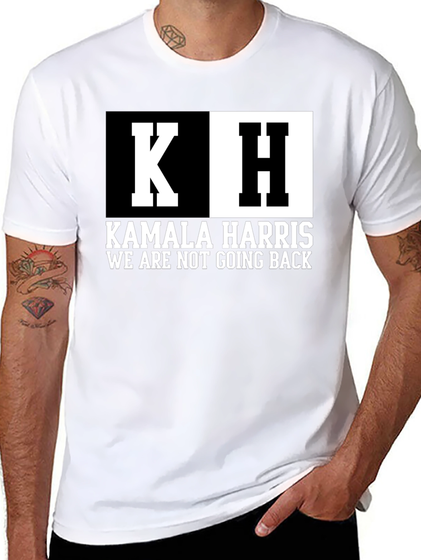 Kamala Harris T-Shirt - We Are Not Going Back