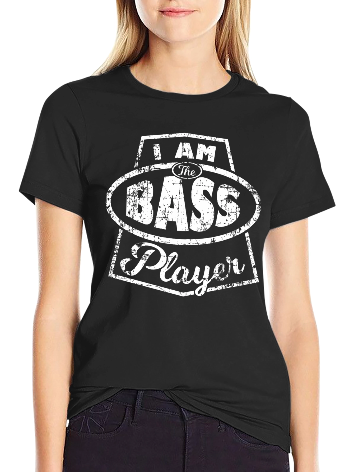 I AM THE BASS PLAYER T-Shirt - Musician Tee