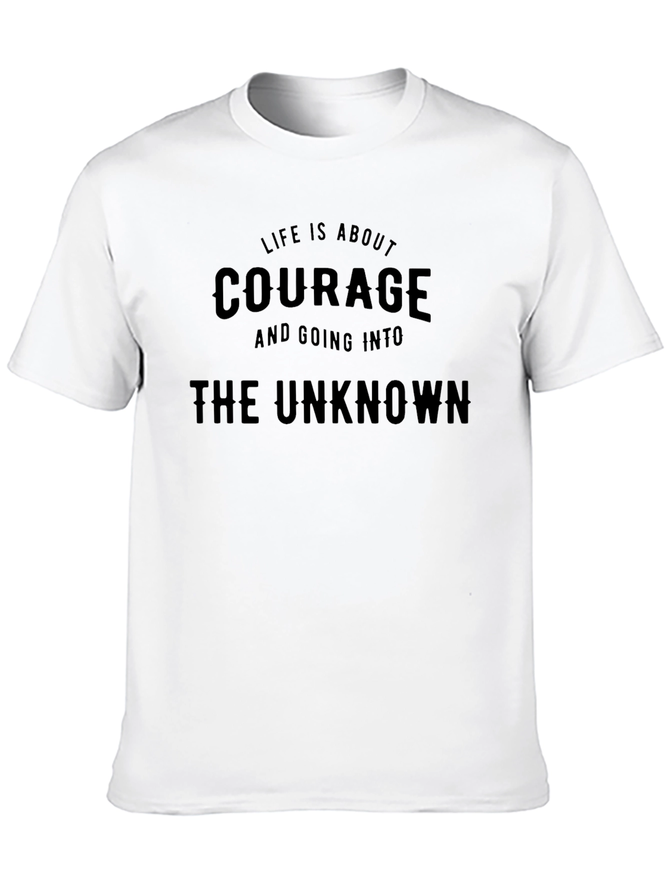 Courage Graphic Tee - The Unknown Awaits